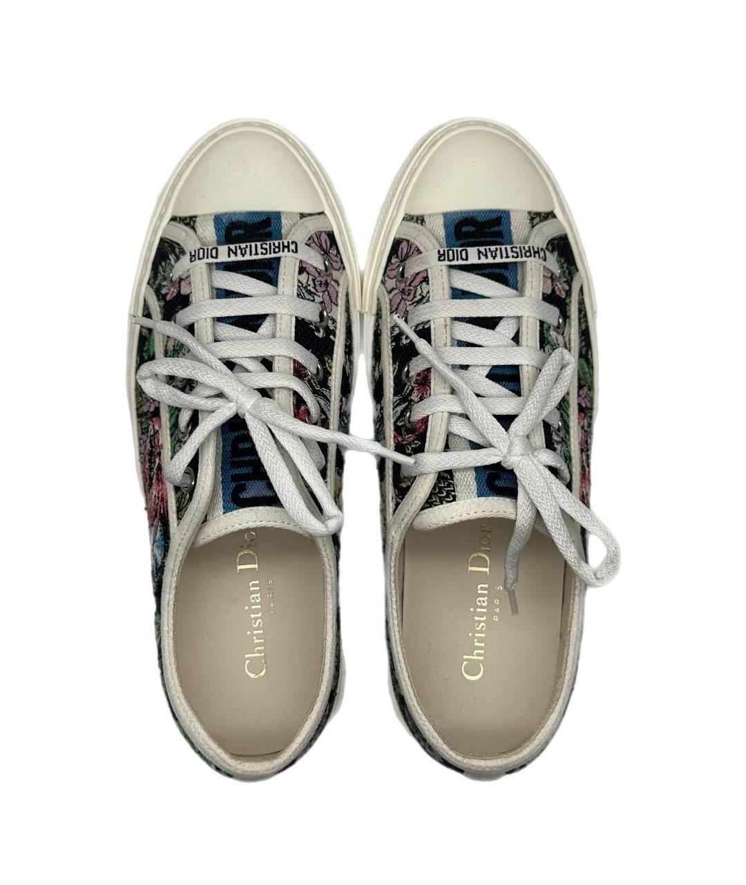 CHRISTIAN DIOR Белые кожаные кеды, фото 3