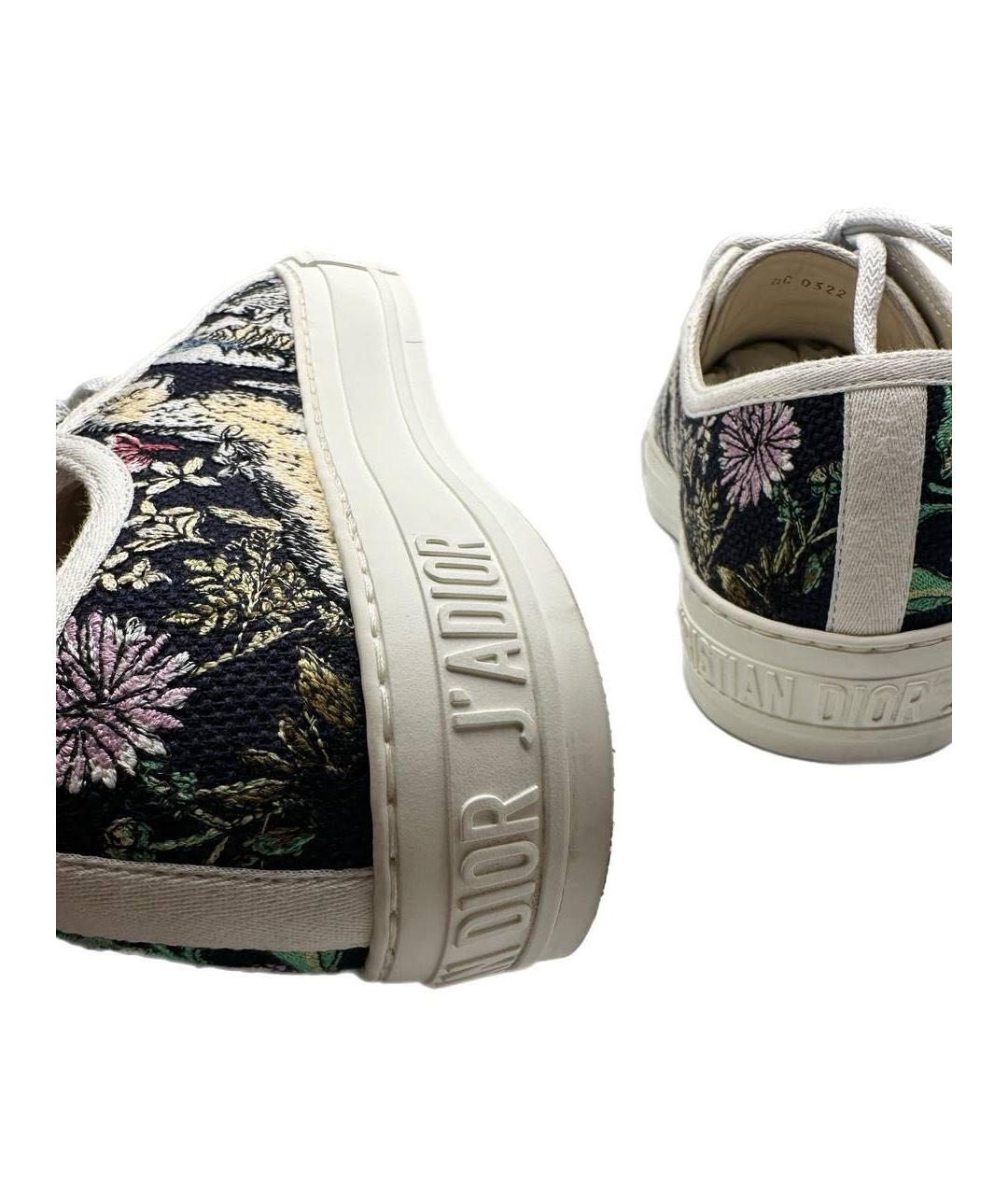 CHRISTIAN DIOR Белые кожаные кеды, фото 5