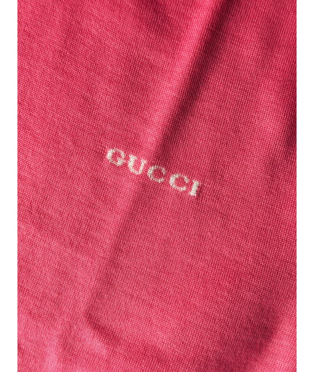GUCCI Розовый кашемировый джемпер / свитер, фото 4