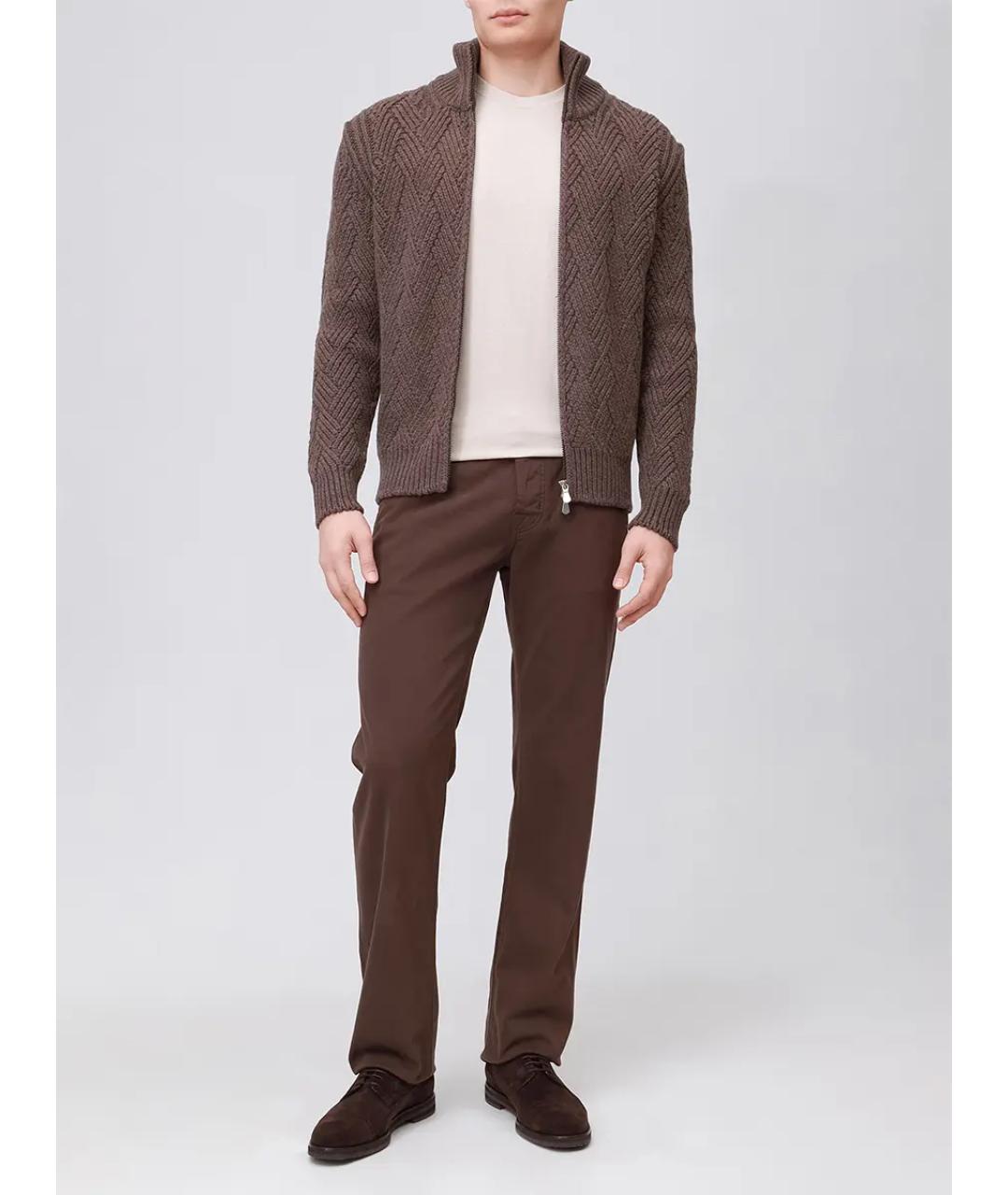 JACOB COHEN Серая хлопковая футболка, фото 2