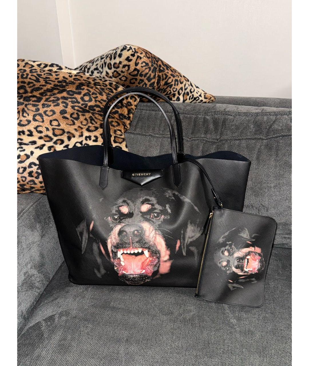 GIVENCHY Черная сумка через плечо из искусственной кожи, фото 2