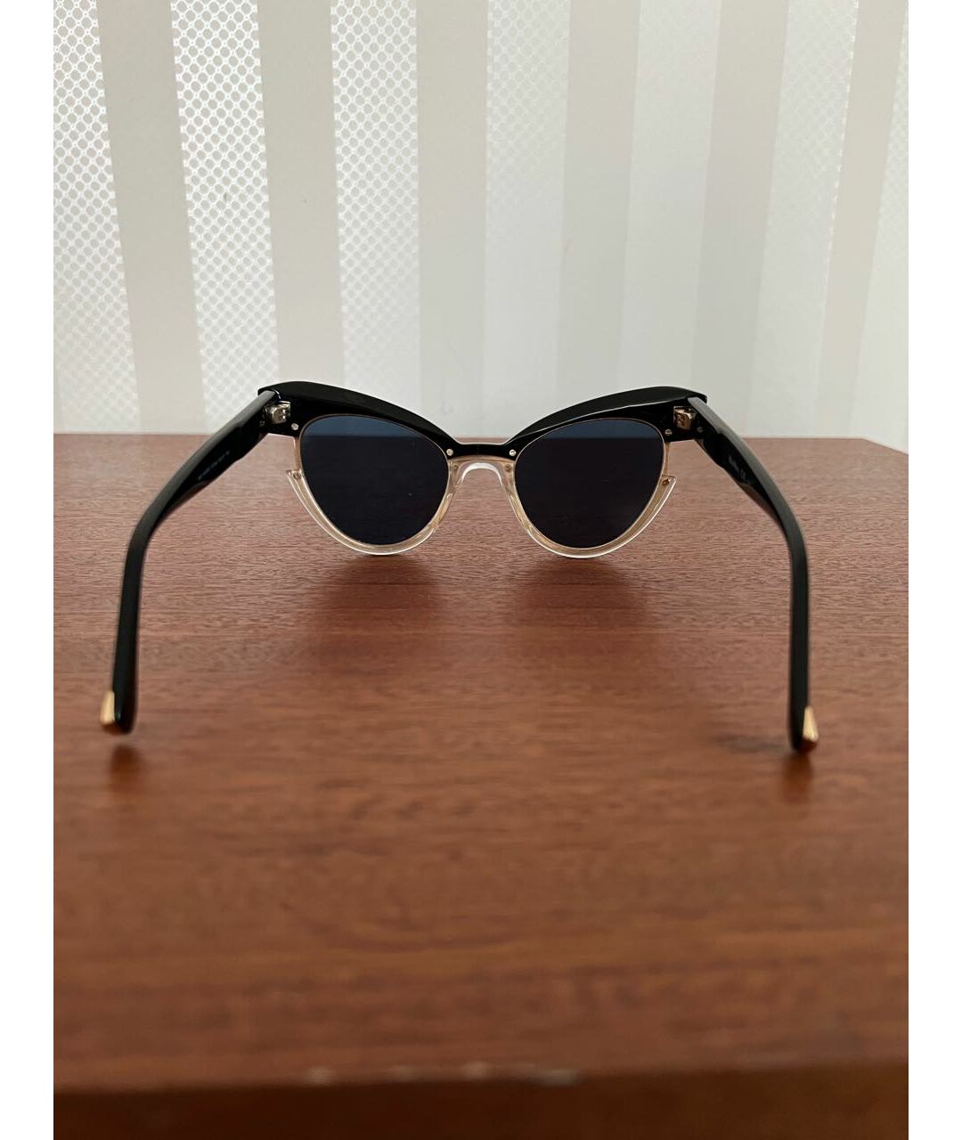 MAX MARA Черные пластиковые солнцезащитные очки, фото 4