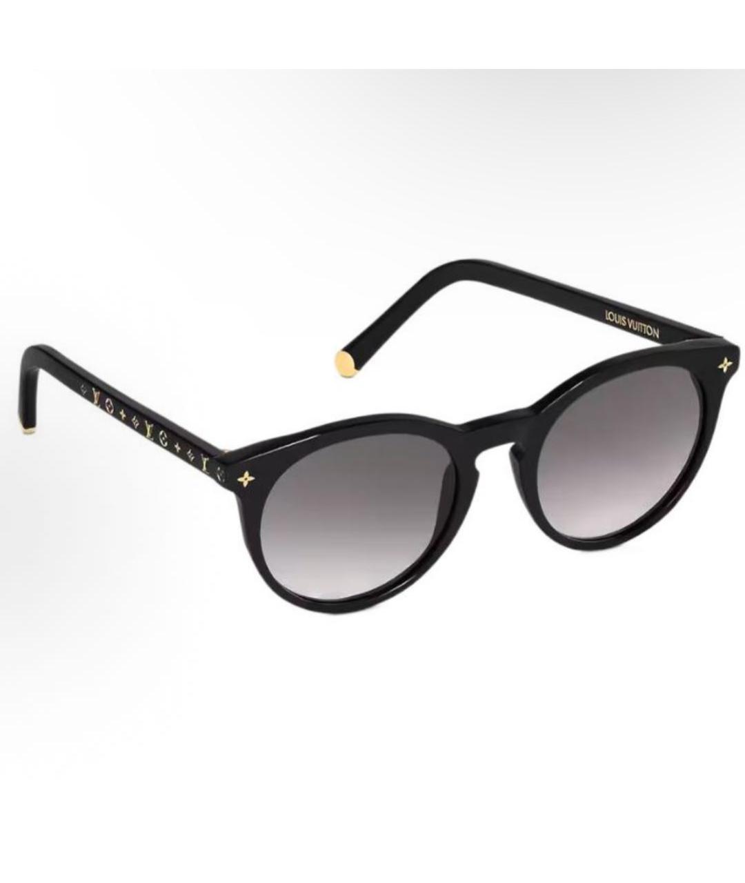 LOUIS VUITTON Черные пластиковые солнцезащитные очки, фото 5