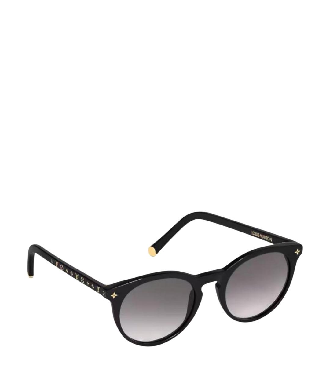 LOUIS VUITTON Черные пластиковые солнцезащитные очки, фото 1