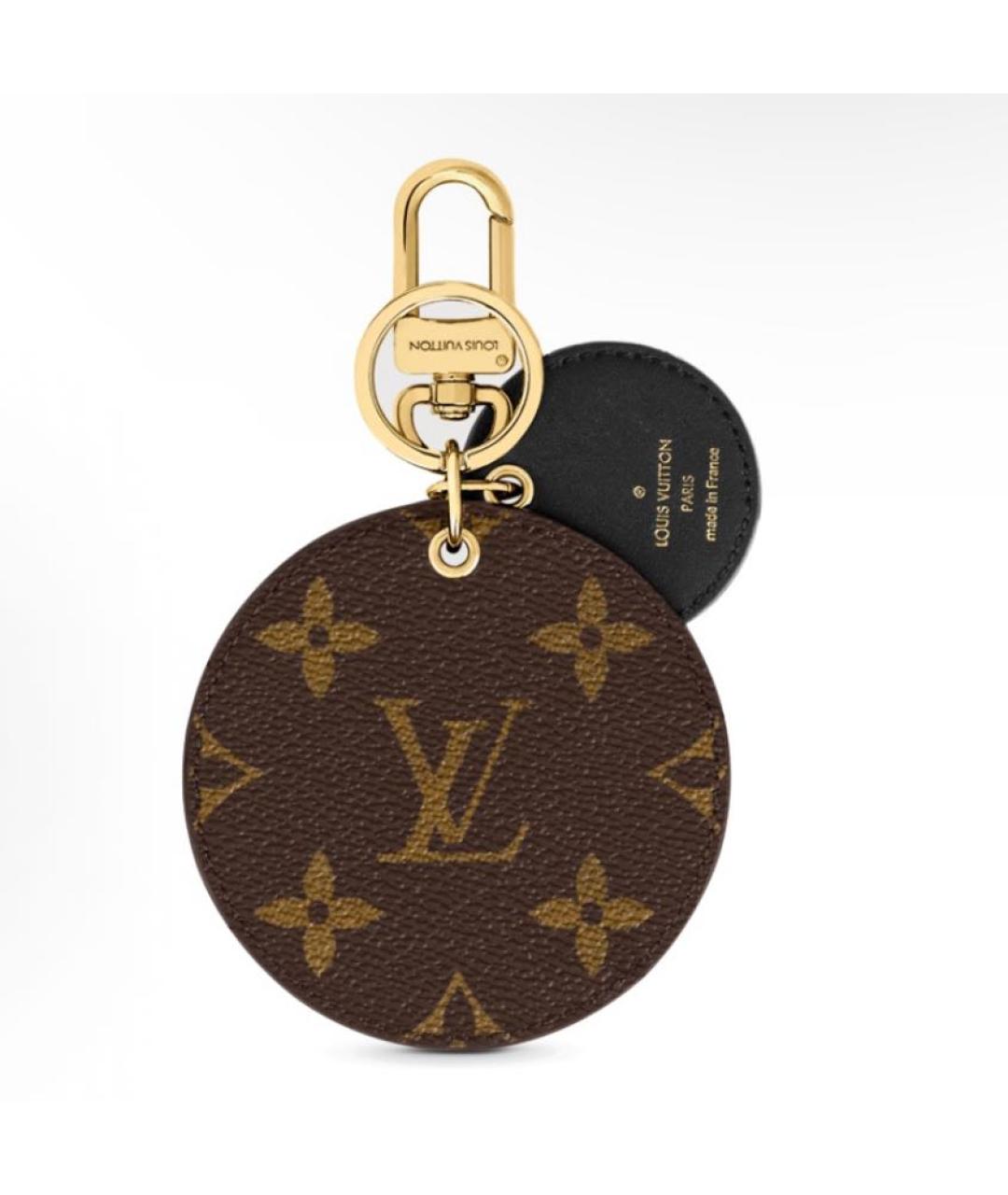 LOUIS VUITTON Коричневый брелок, фото 2
