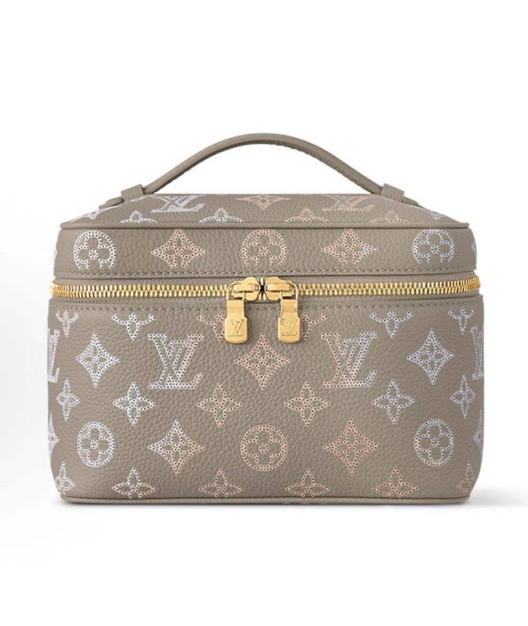 LOUIS VUITTON Бежевая косметичка, фото 7