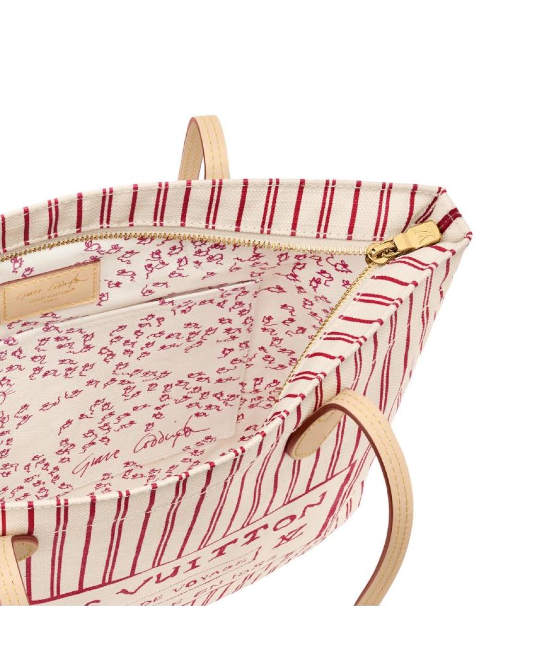 LOUIS VUITTON Бежевая сумка с короткими ручками, фото 5