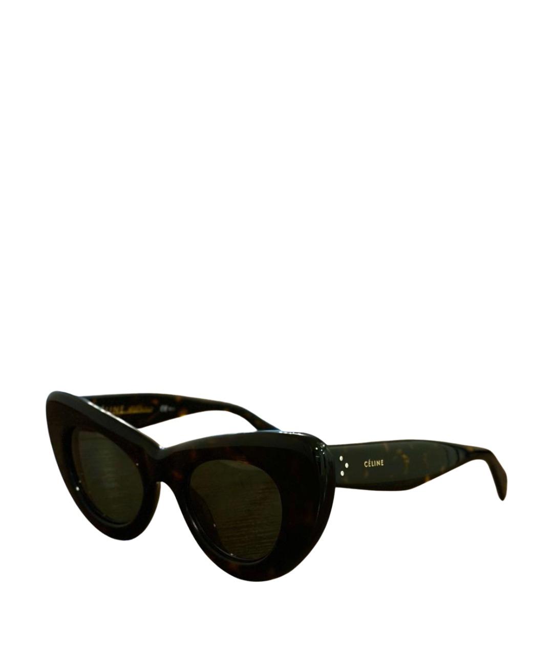 CELINE Черные пластиковые солнцезащитные очки, фото 1
