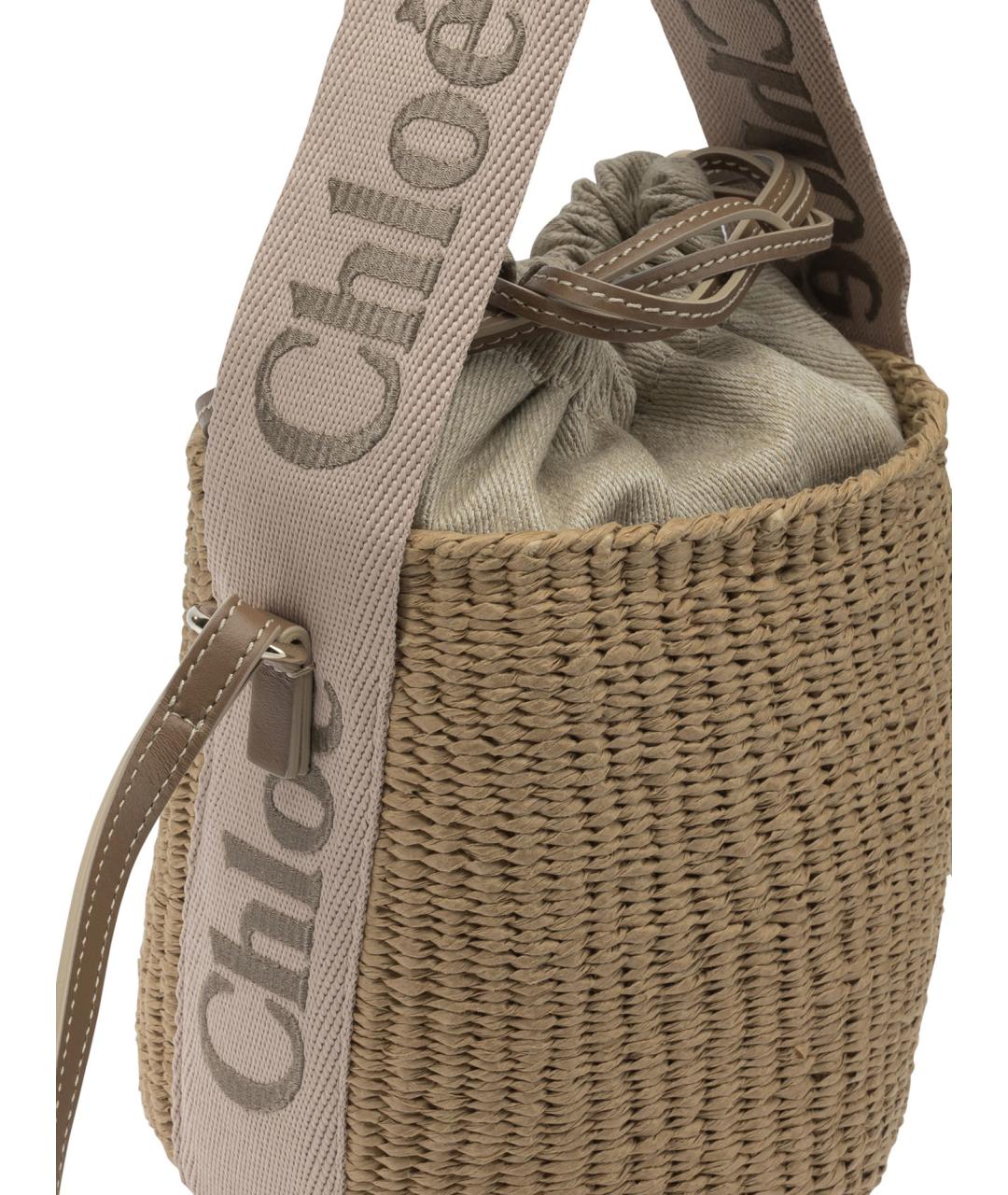 CHLOE Бежевая сумка через плечо, фото 4