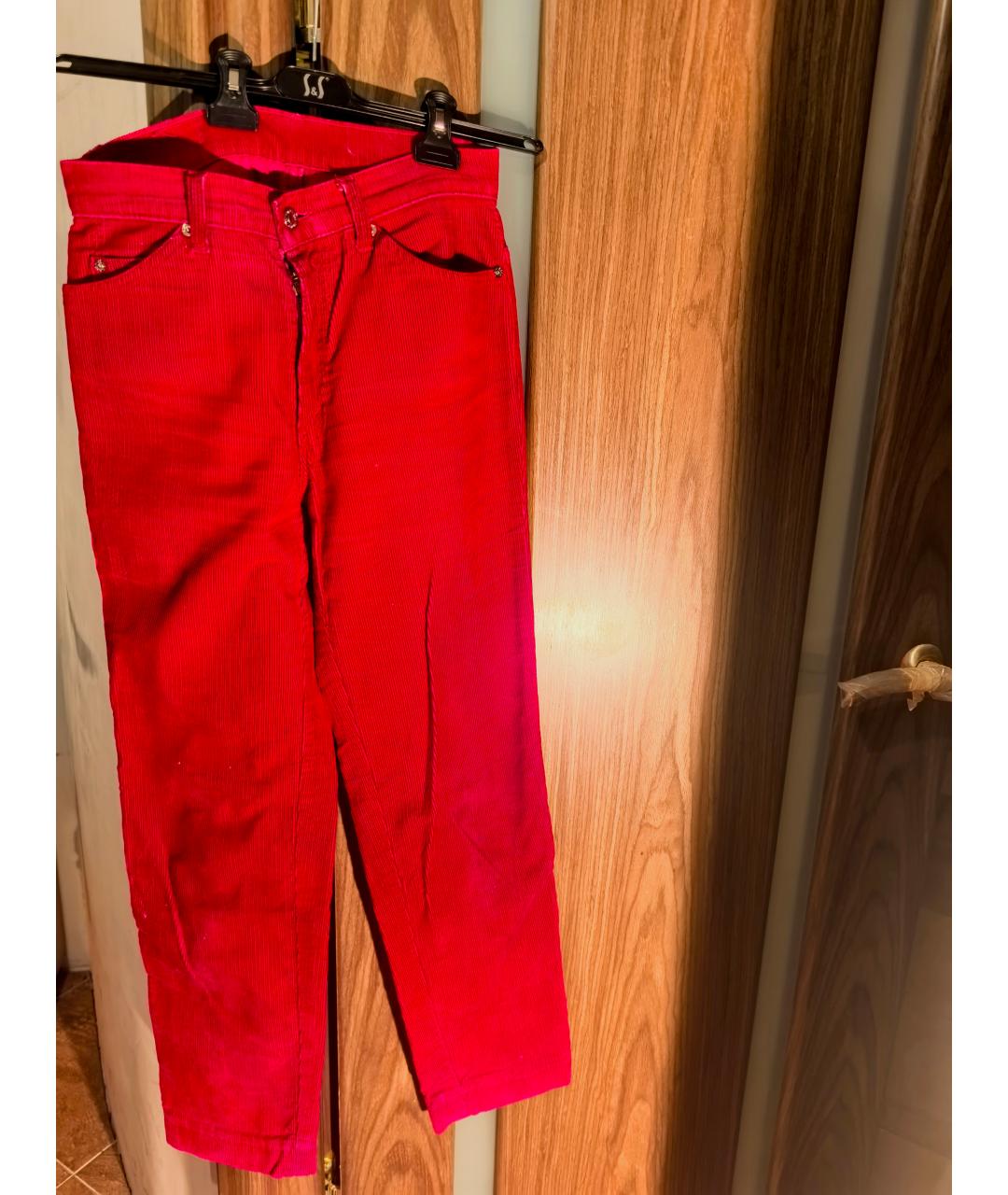 LEVI'S Красные прямые брюки, фото 6