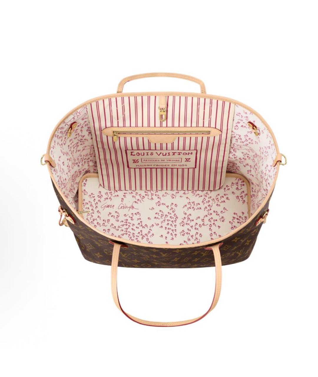 LOUIS VUITTON Коричневая сумка с короткими ручками, фото 5