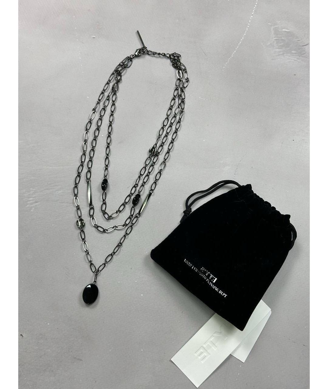 YOHJI YAMAMOTO Черная цепочка/подвеска, фото 2