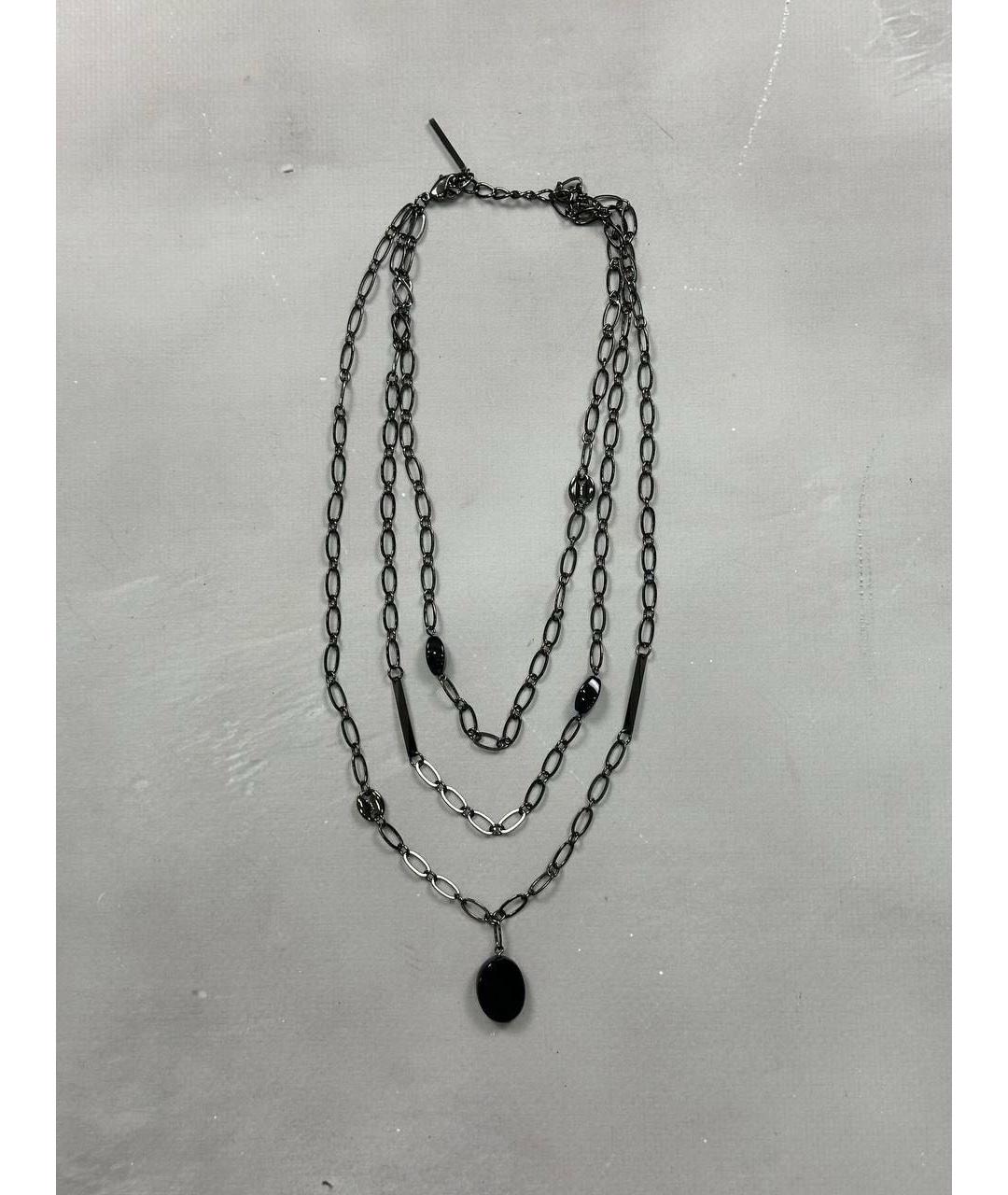 YOHJI YAMAMOTO Черная цепочка/подвеска, фото 4