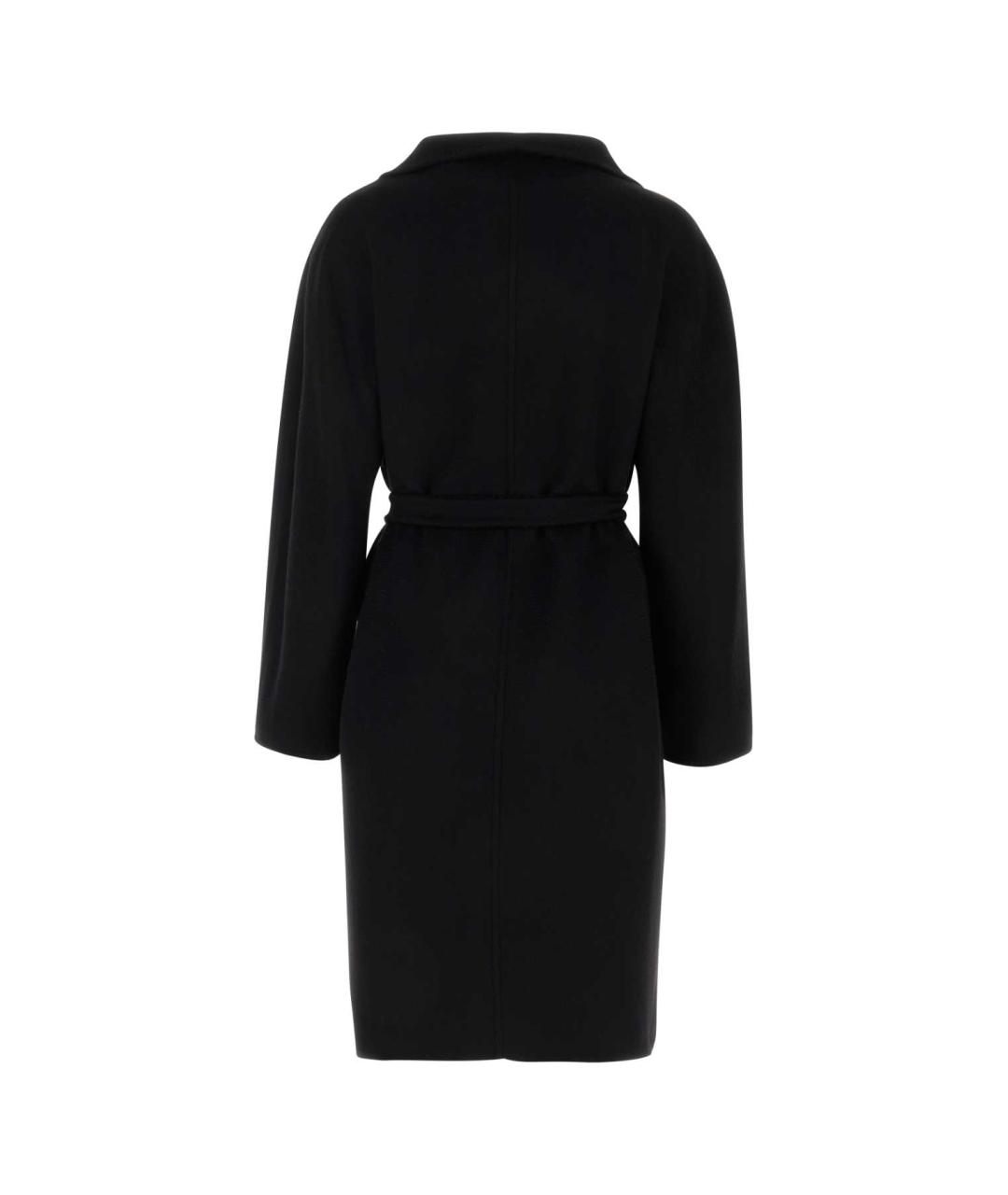 MAX MARA Черное кашемировое пальто, фото 2