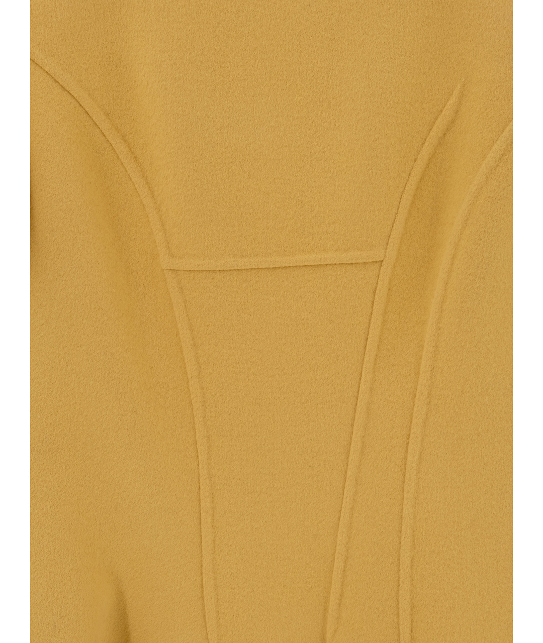 JIL SANDER Желтое шерстяное повседневное платье, фото 4