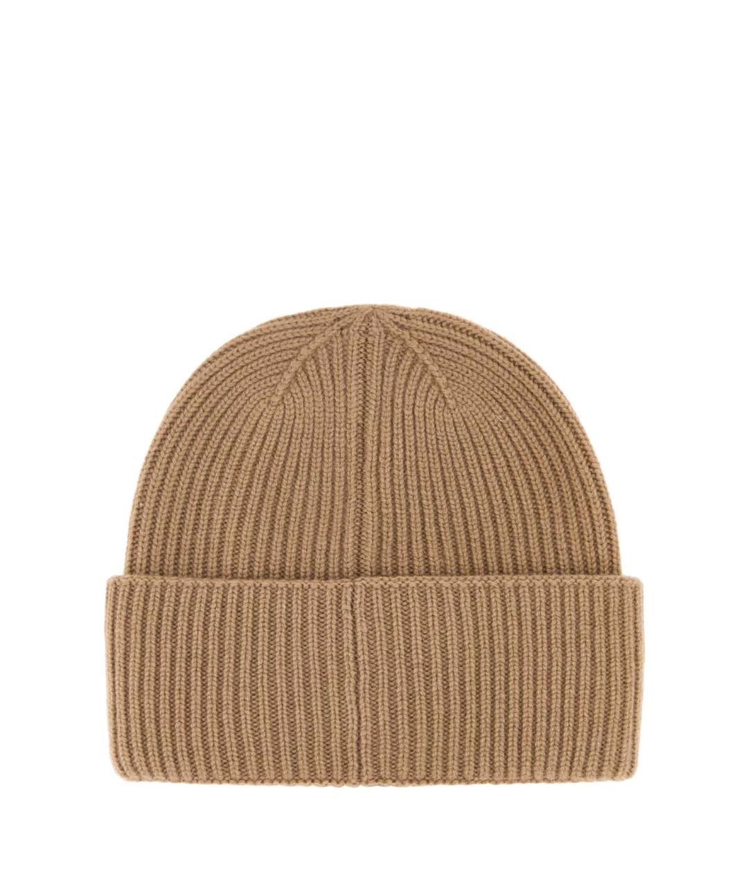 MAX MARA Бежевая кашемировая шапка, фото 2