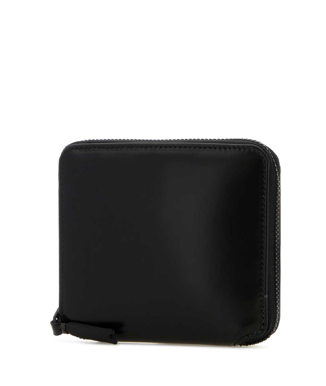COMME DES GARÇONS Черный кожаный кошелек, фото 2