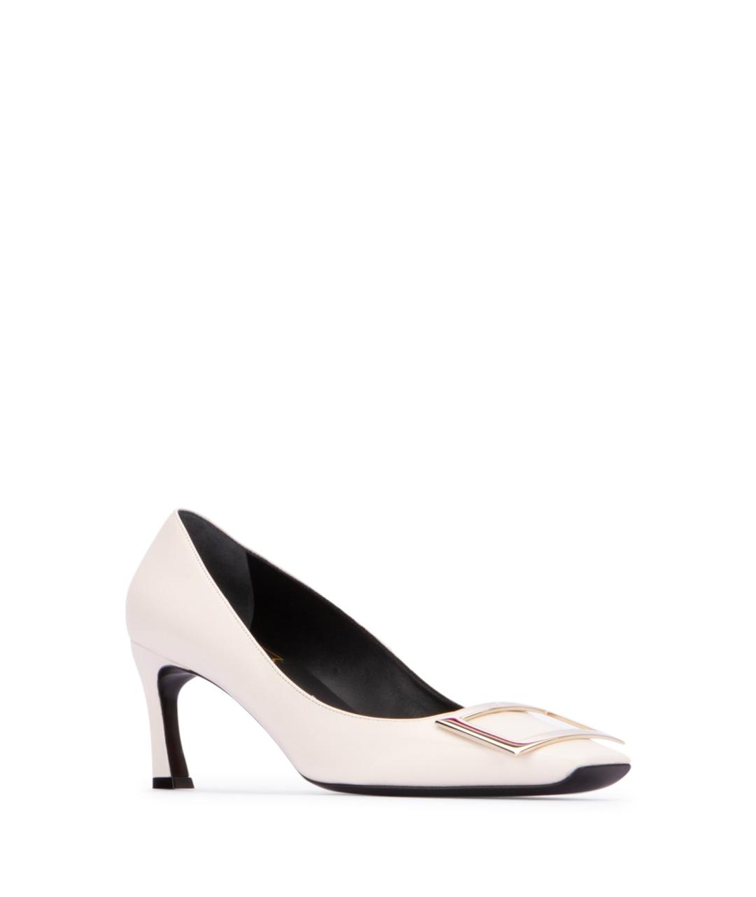 ROGER VIVIER Белые кожаные туфли, фото 2