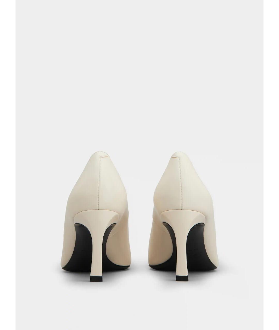 ROGER VIVIER Белые кожаные туфли, фото 4