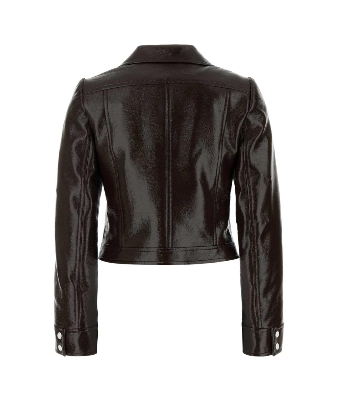 COURREGES Коричневая хлопковая куртка, фото 2