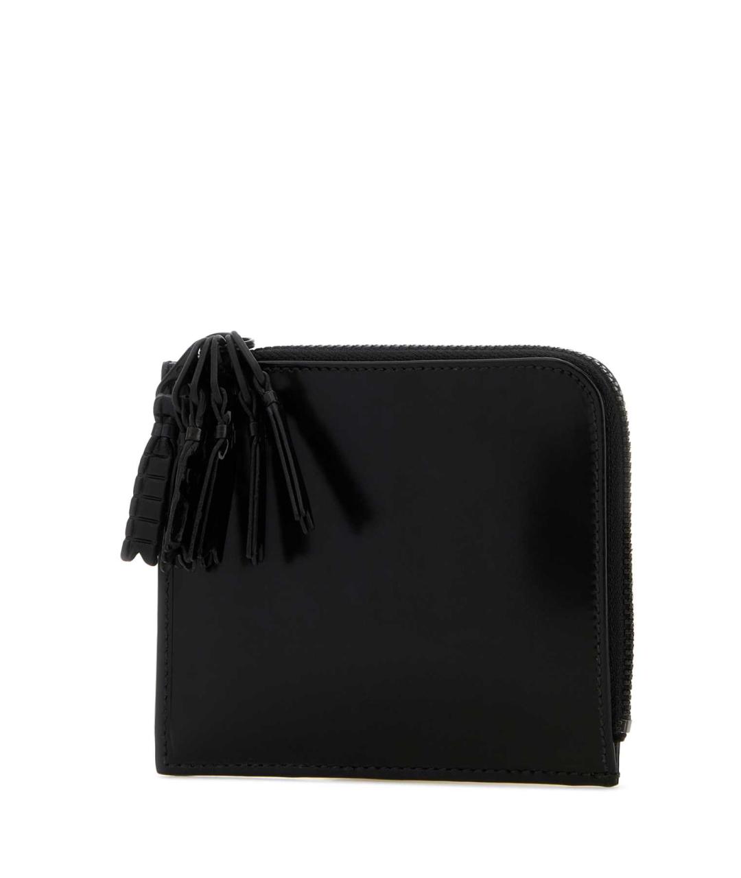 COMME DES GARÇONS Черный кожаный кошелек, фото 2