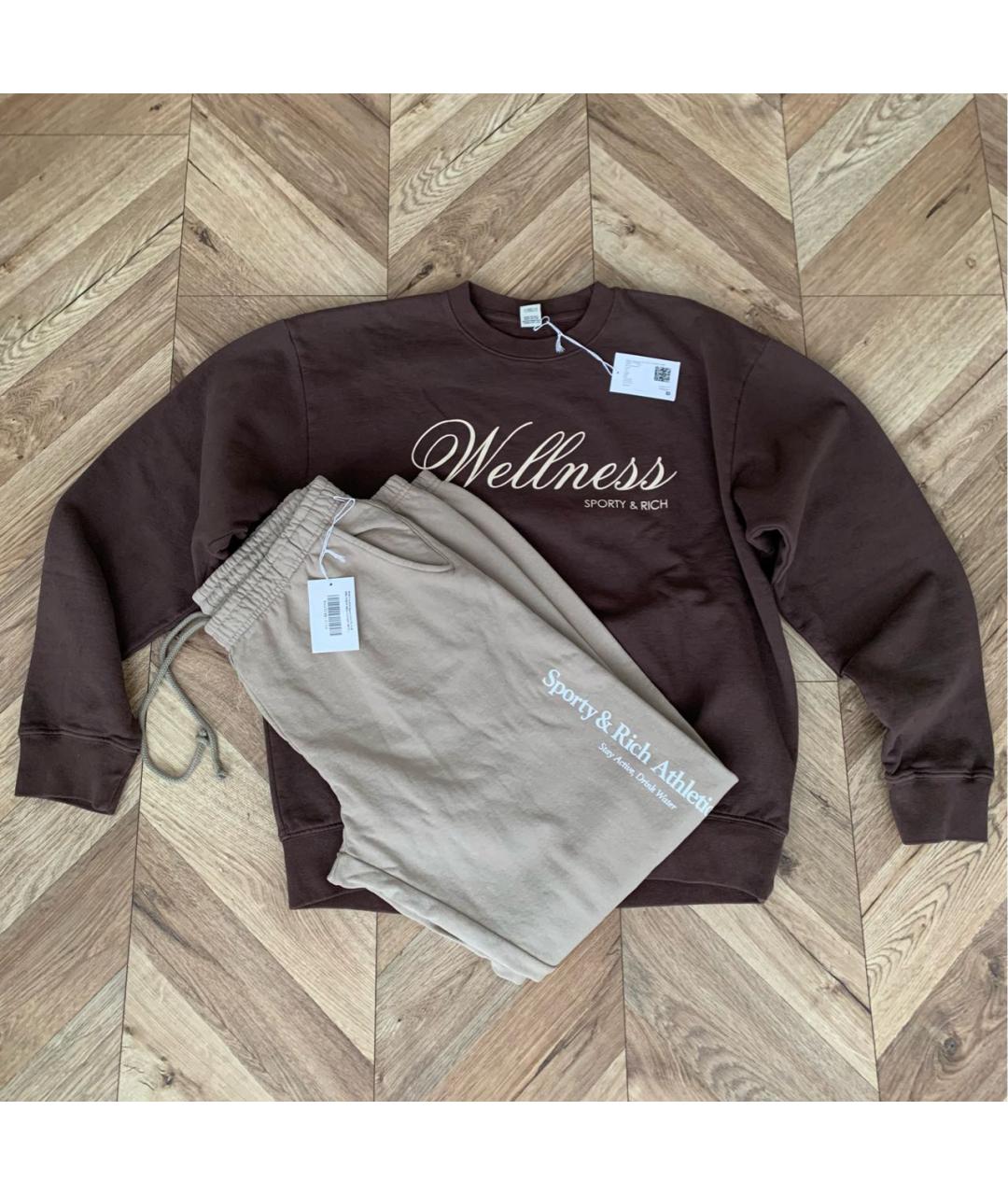 SPORTY AND RICH Мульти хлопковый спортивные костюмы, фото 5