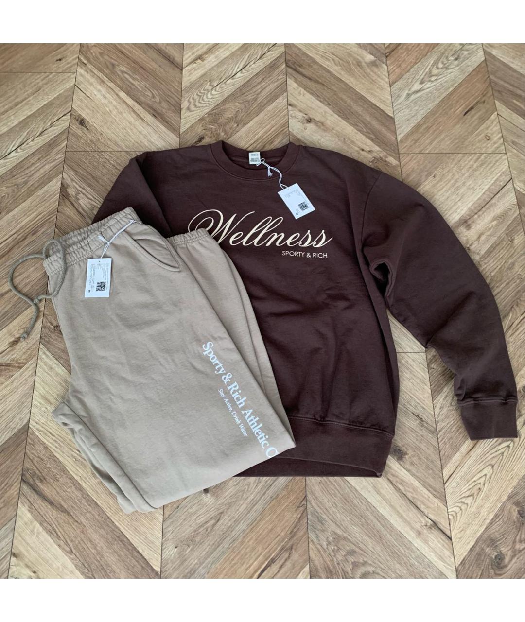 SPORTY AND RICH Мульти хлопковый спортивные костюмы, фото 2