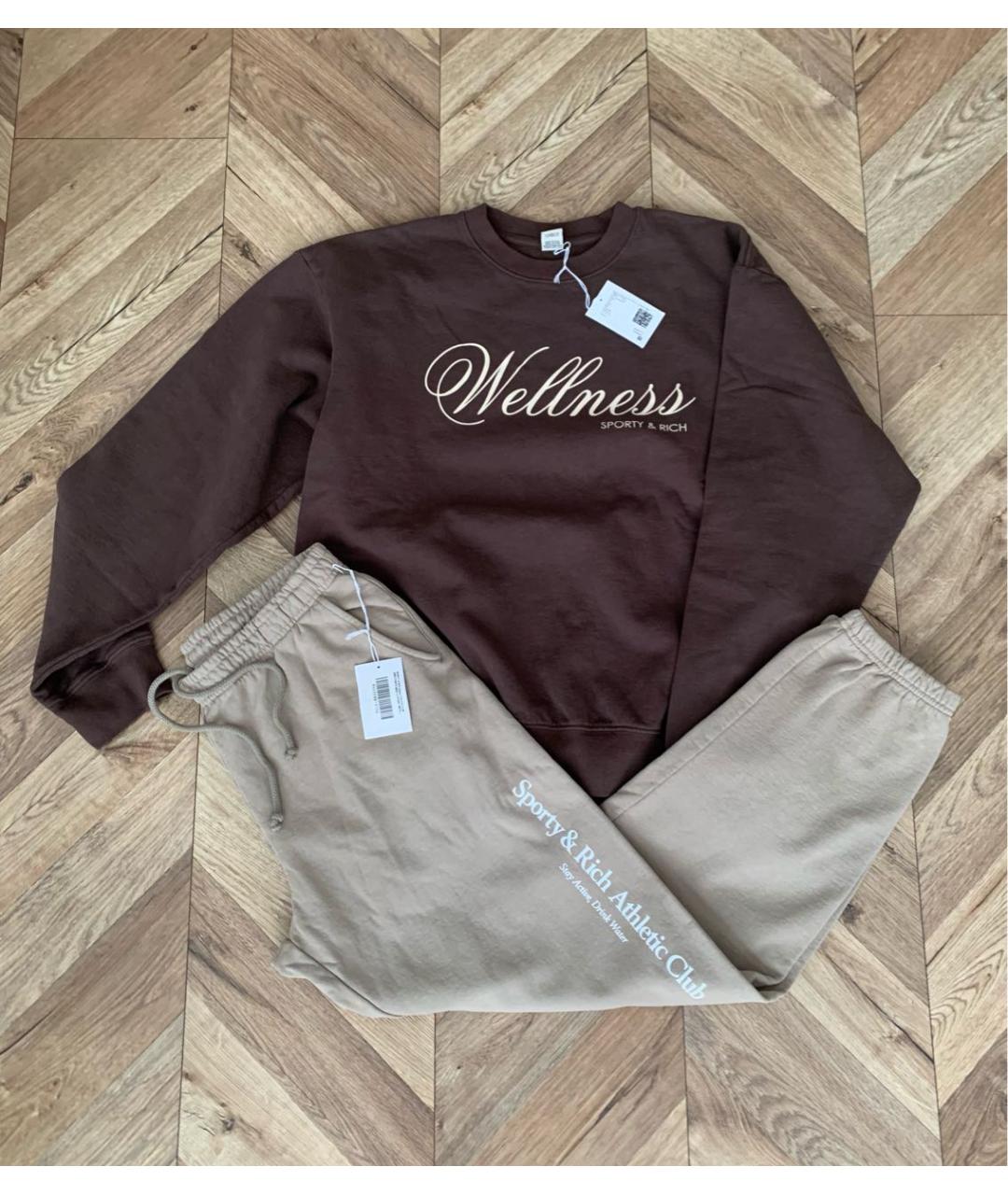 SPORTY AND RICH Мульти хлопковый спортивные костюмы, фото 4