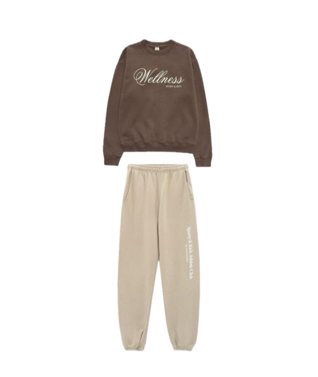 SPORTY AND RICH Мульти хлопковый спортивные костюмы, фото 1