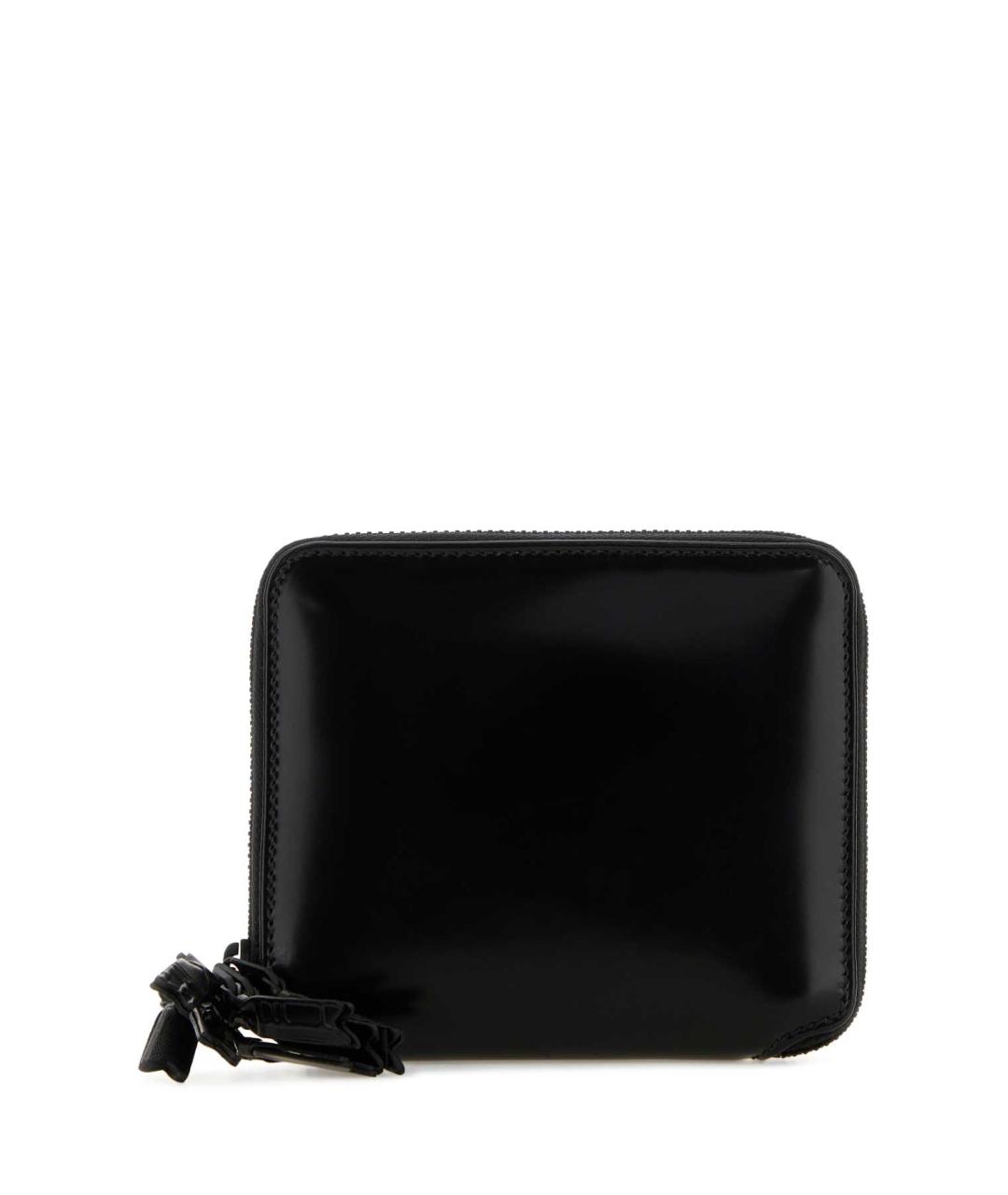 COMME DES GARÇONS Черный кожаный кошелек, фото 1