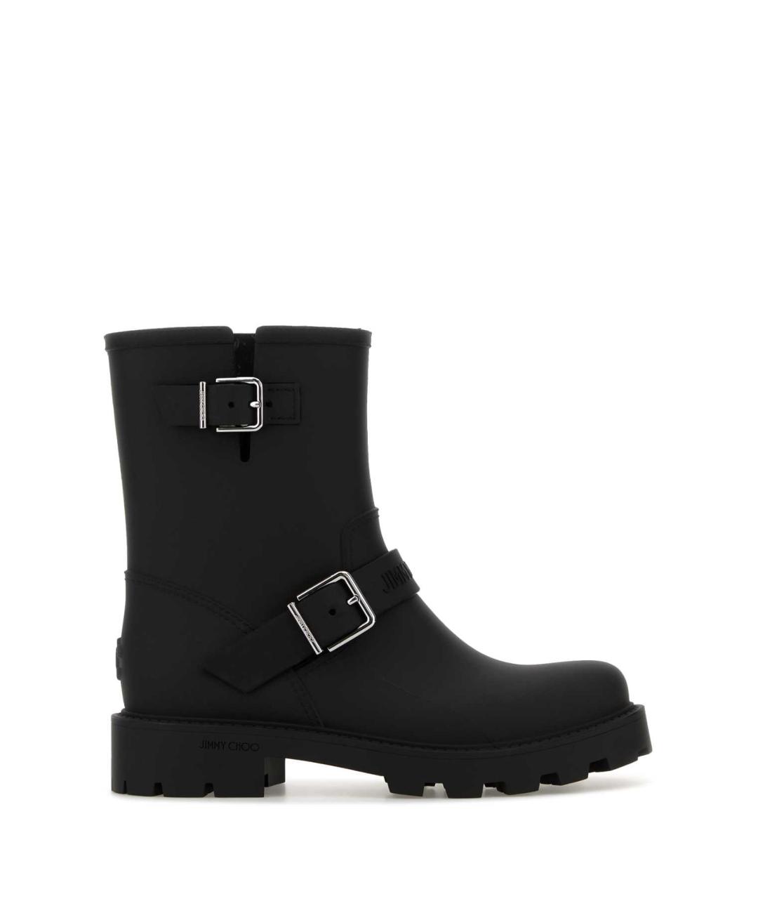 JIMMY CHOO Черные резиновые ботинки, фото 1