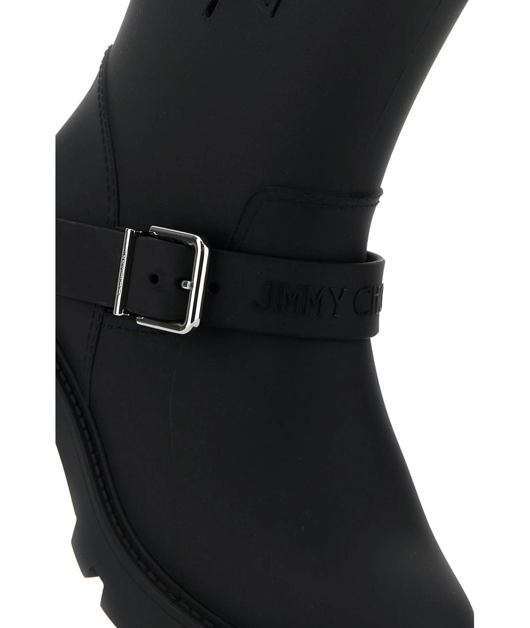 JIMMY CHOO Черные резиновые ботинки, фото 3