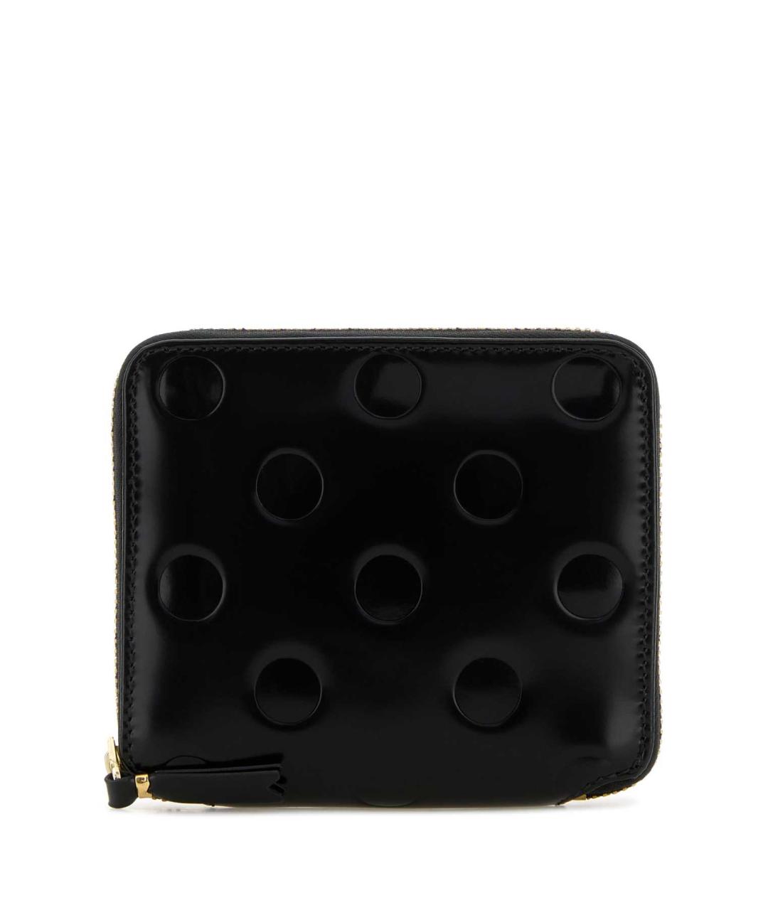 COMME DES GARÇONS Черный кожаный кошелек, фото 1