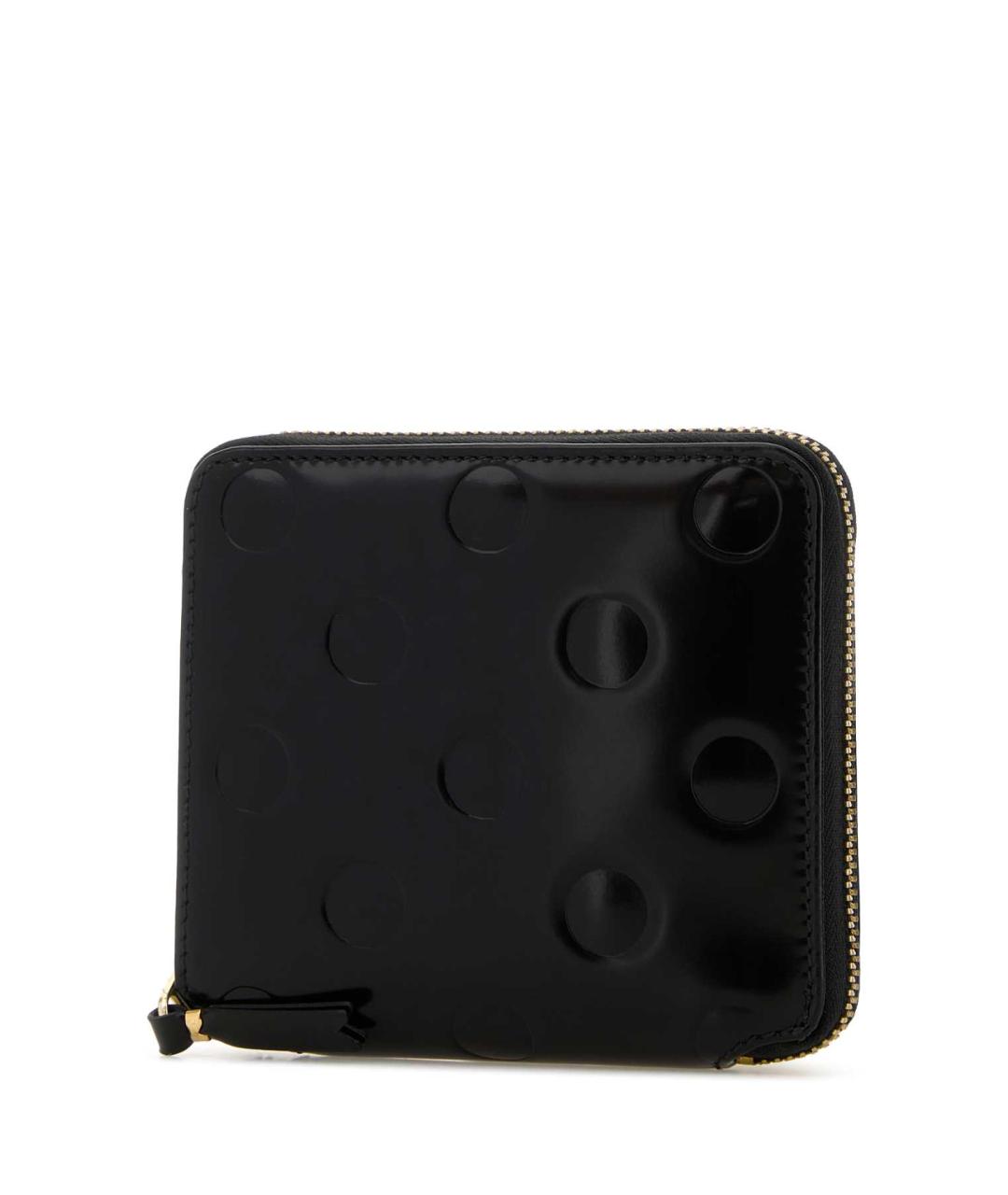 COMME DES GARÇONS Черный кожаный кошелек, фото 2