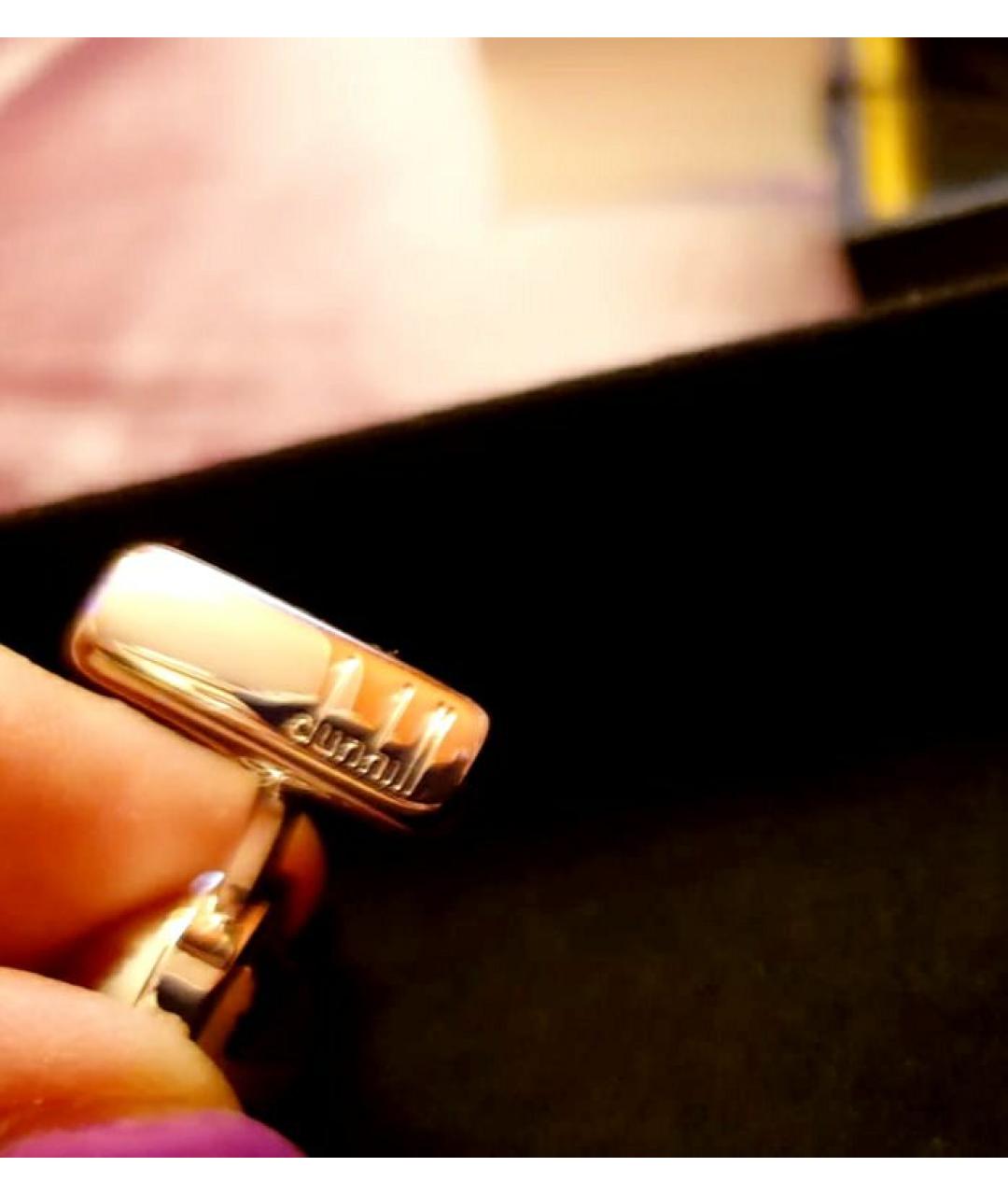 DUNHILL Серебряные с серебряным покрытием запонки, фото 5