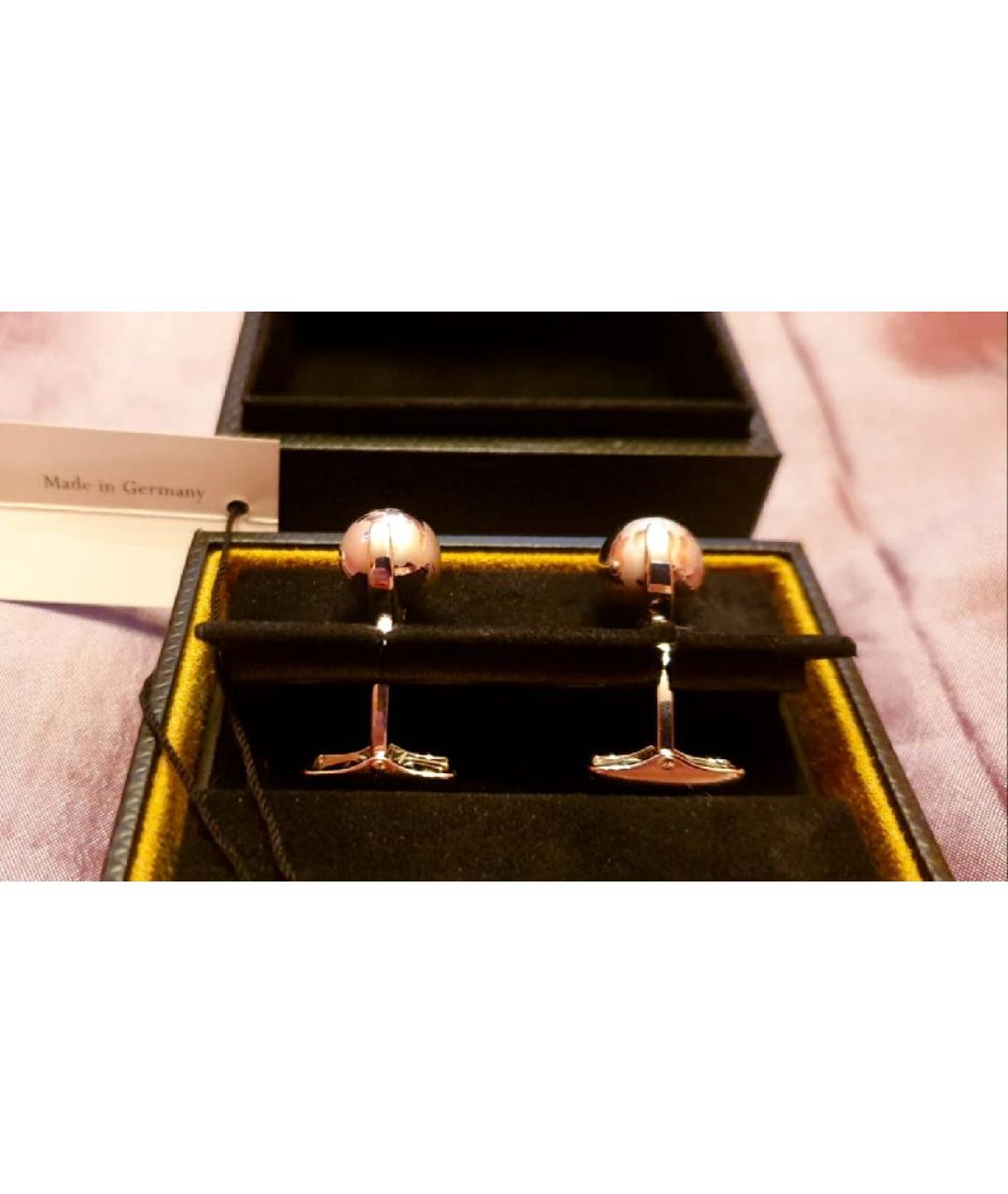 DUNHILL Серебряные с серебряным покрытием запонки, фото 9