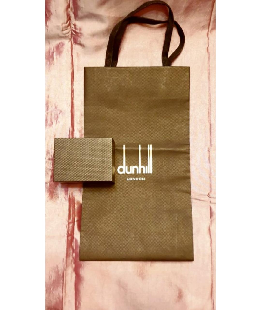 DUNHILL Серебряные с серебряным покрытием запонки, фото 8