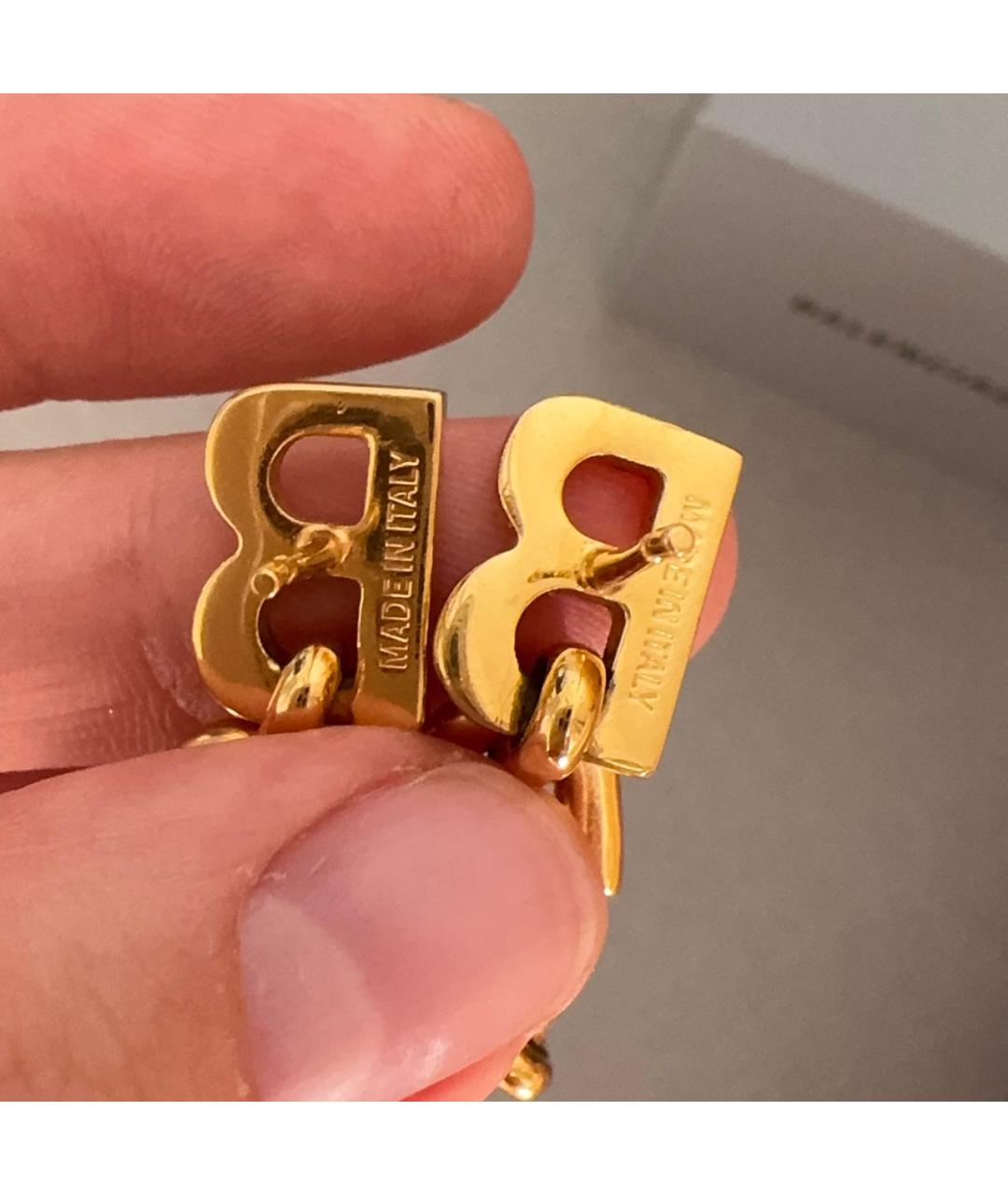 BALENCIAGA Золотые серьги, фото 6