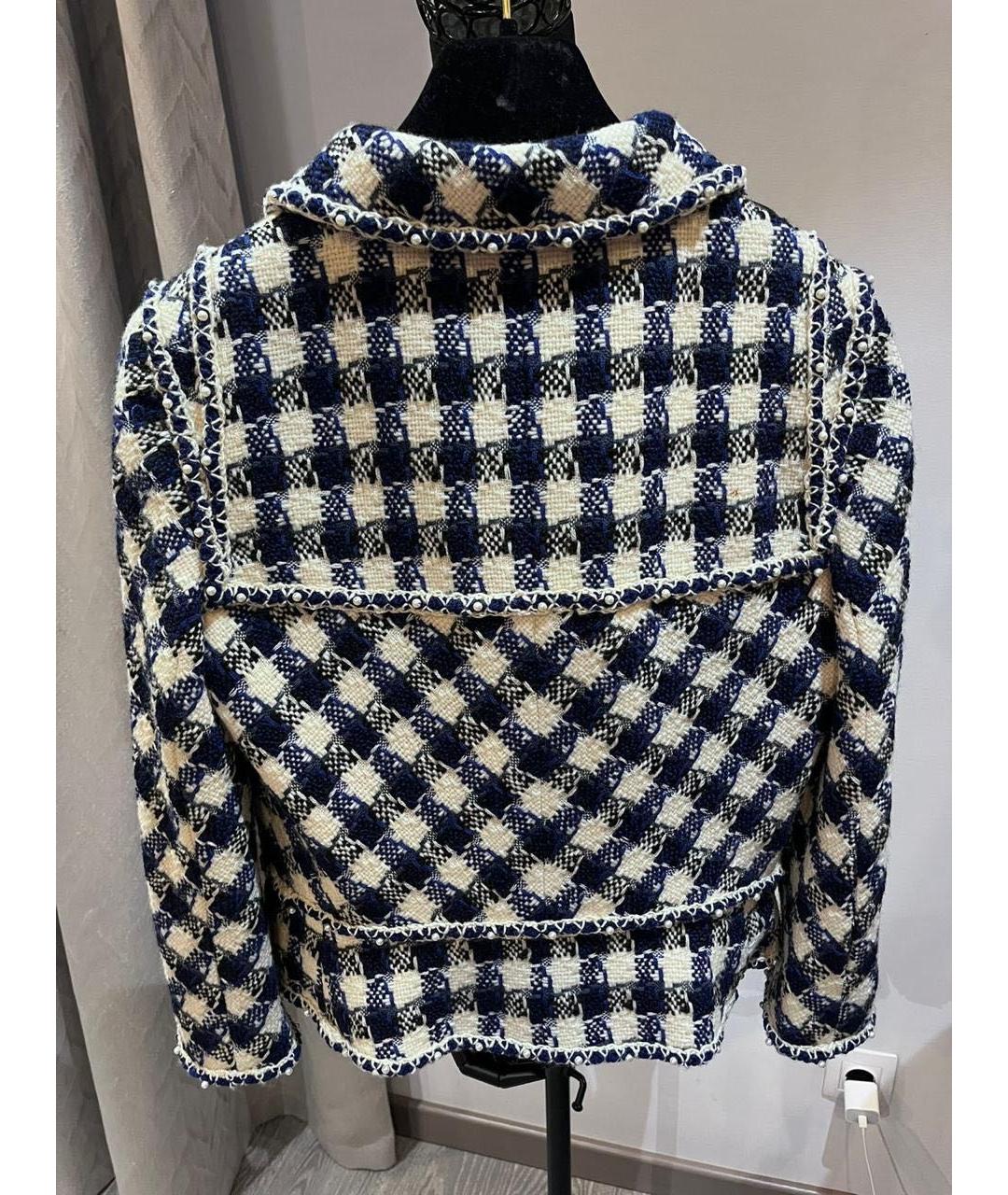 CHANEL Мульти шерстяной жакет/пиджак, фото 2