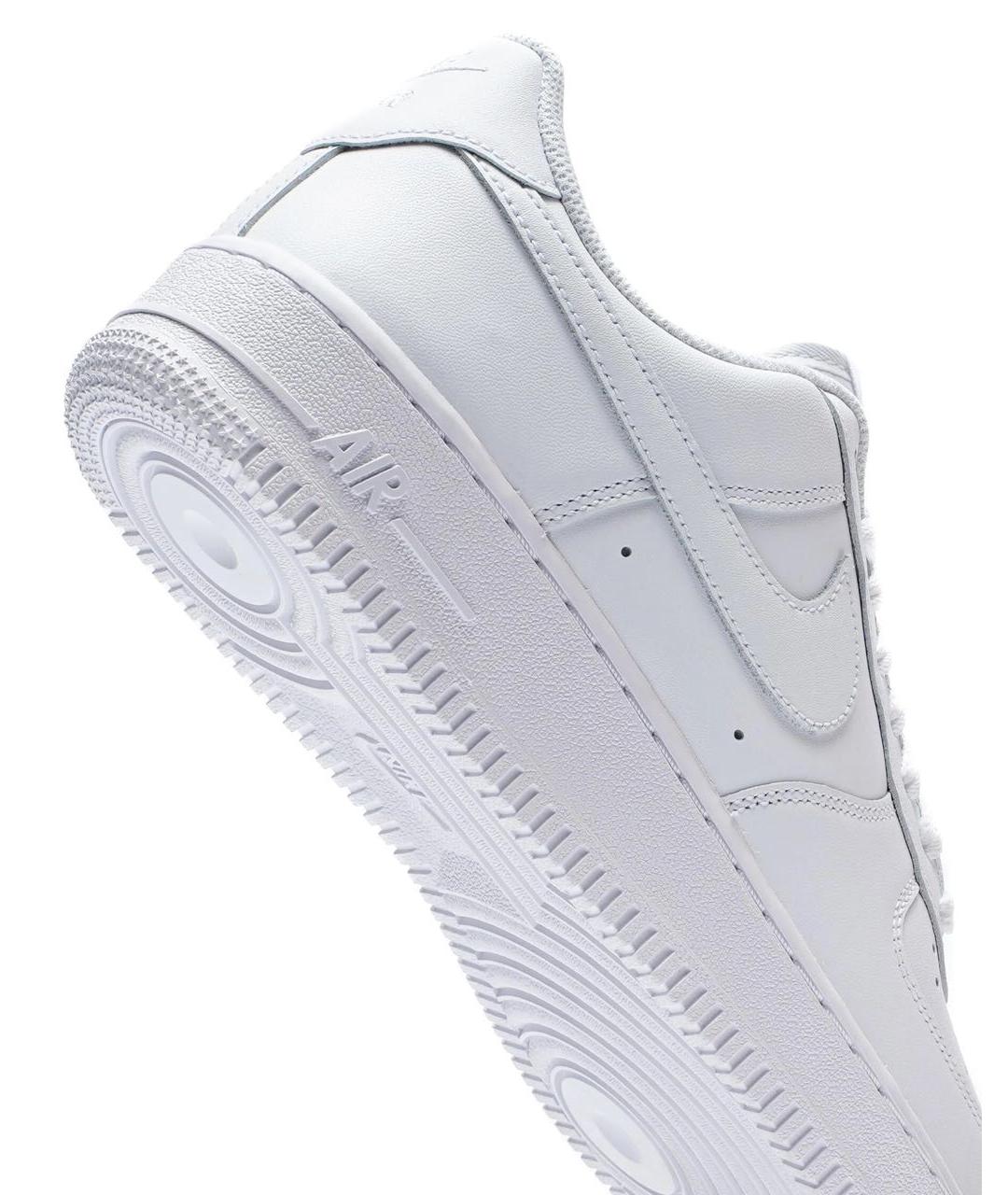 NIKE Белые кожаные низкие кроссовки / кеды, фото 8