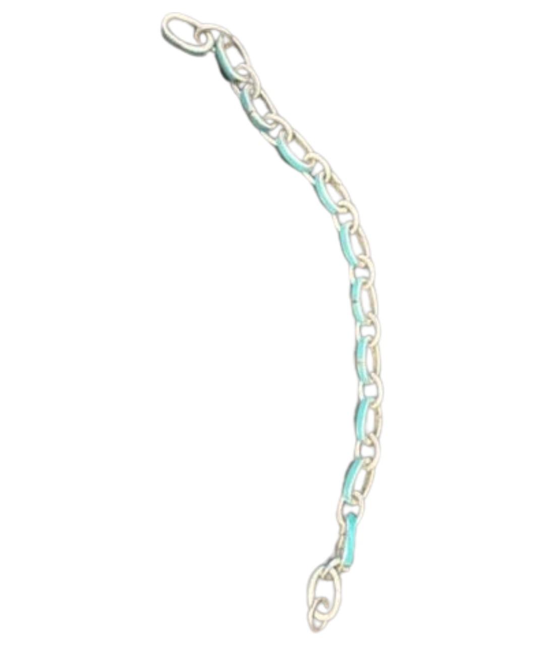 TIFFANY&CO Бирюзовый серебряный браслет, фото 2