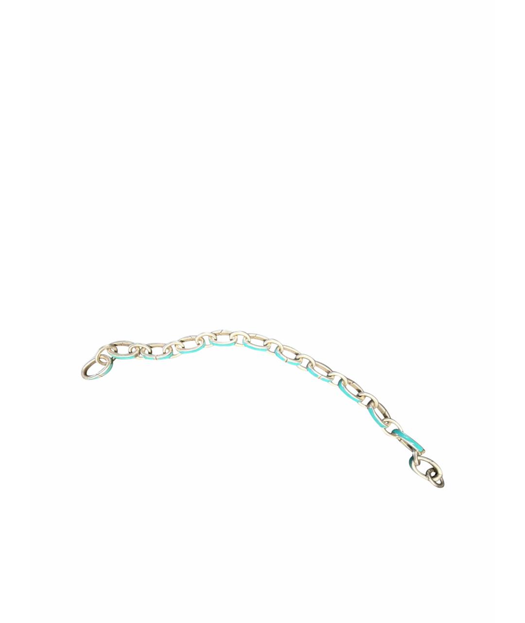 TIFFANY&CO Бирюзовый серебряный браслет, фото 1
