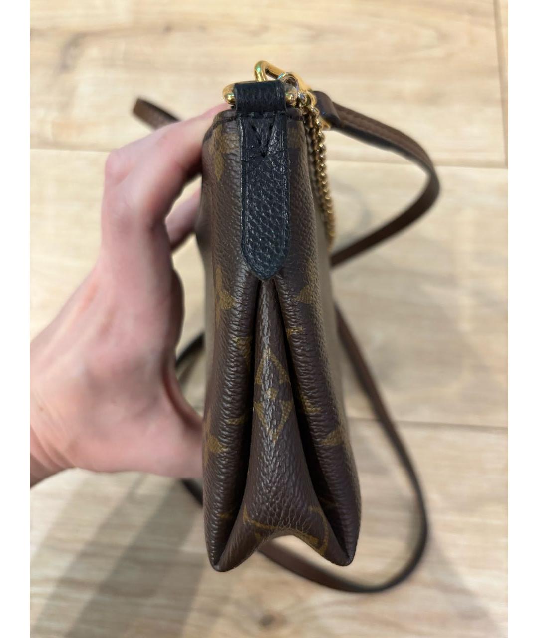 LOUIS VUITTON Коричневая сумка через плечо, фото 5