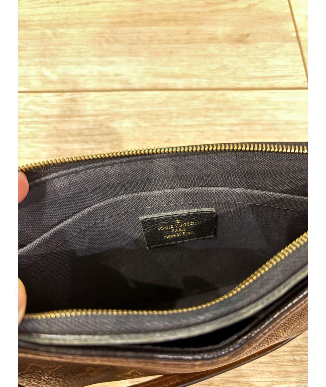 LOUIS VUITTON Коричневая сумка через плечо, фото 4