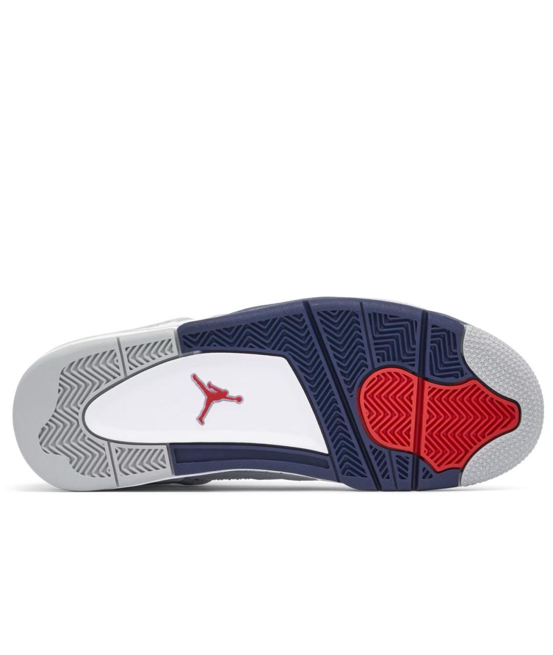 JORDAN Белые кожаные низкие кроссовки / кеды, фото 8