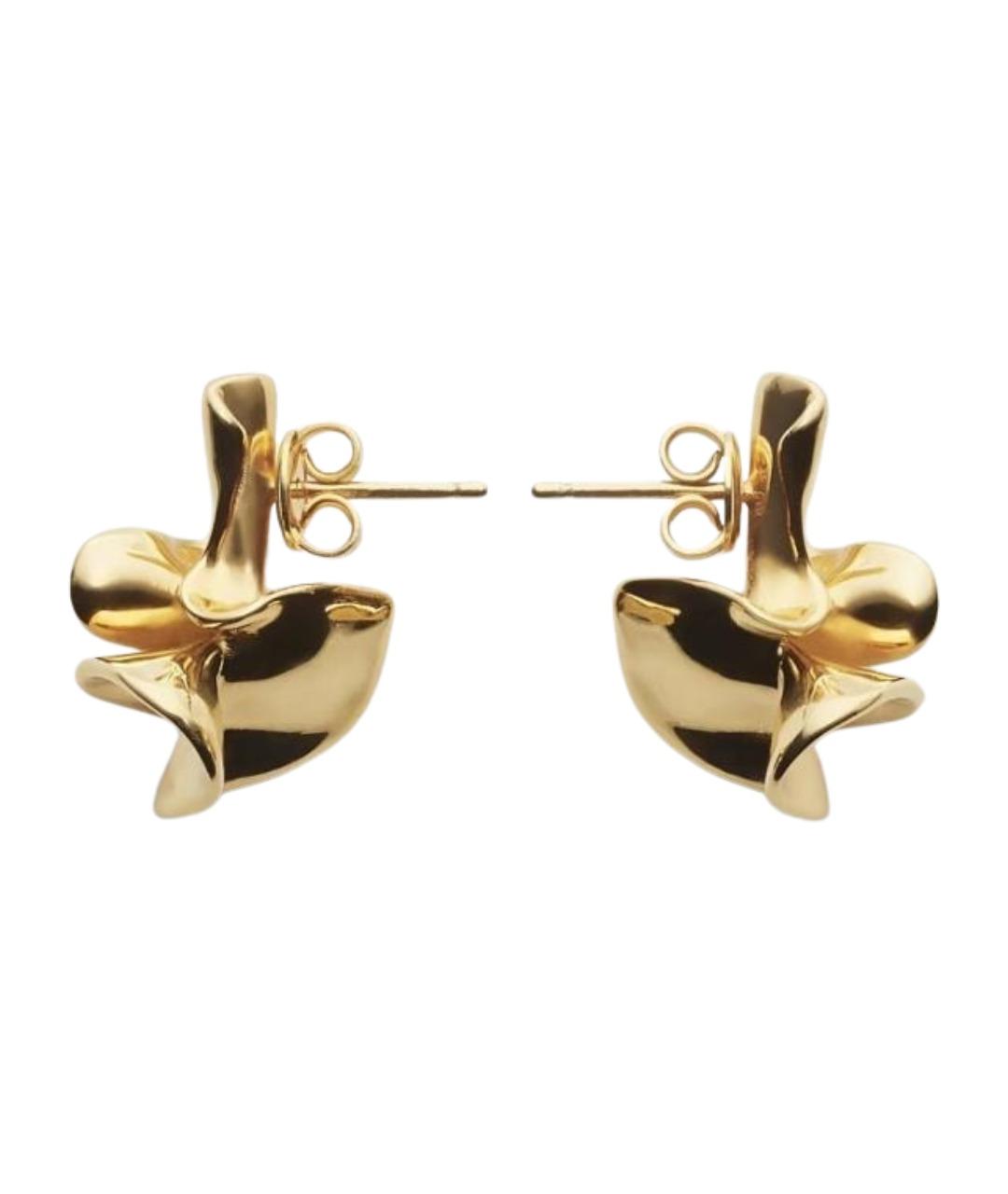 BOTTEGA VENETA Золотые серебряные серьги, фото 1