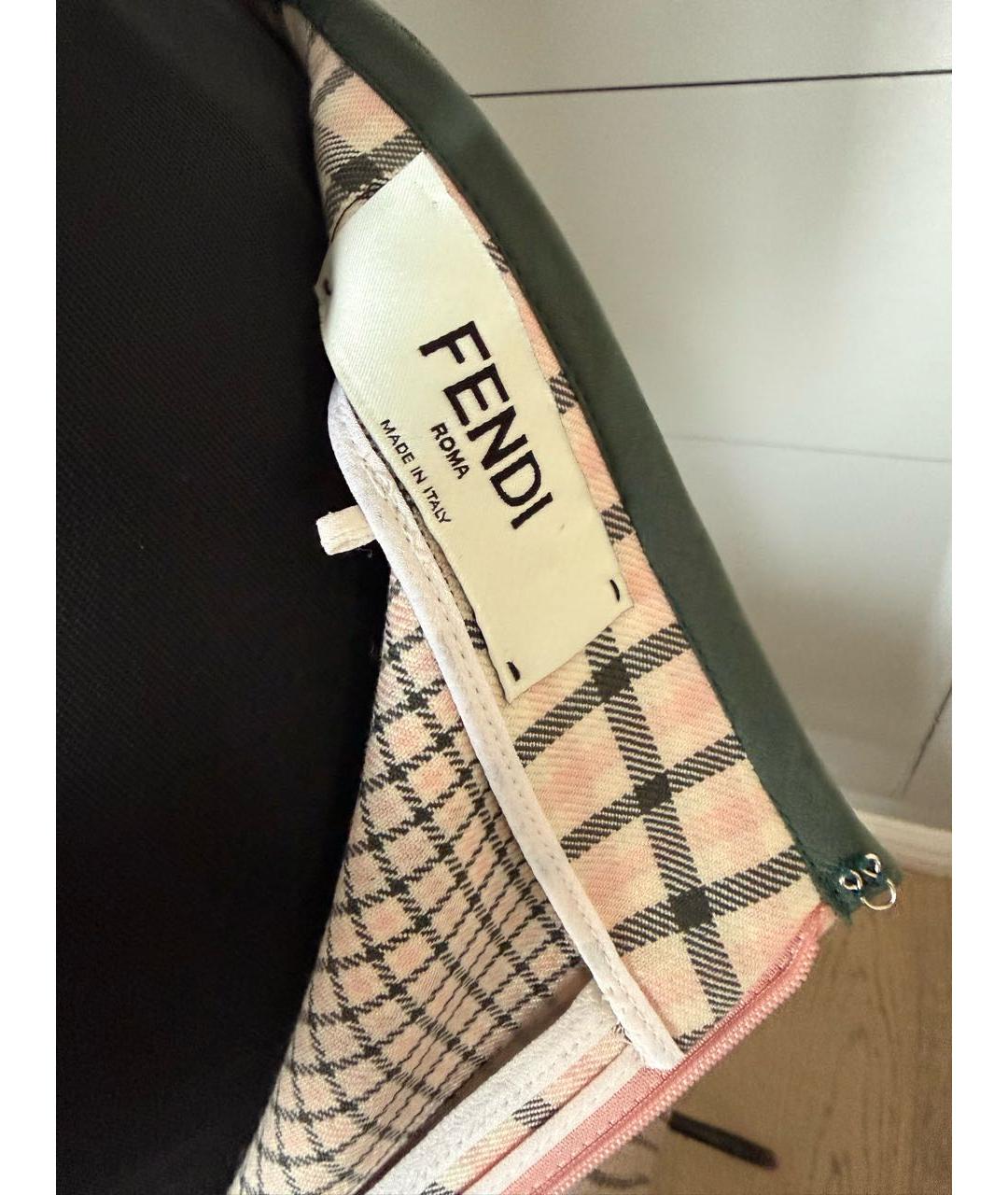 FENDI Шерстяная юбка миди, фото 3