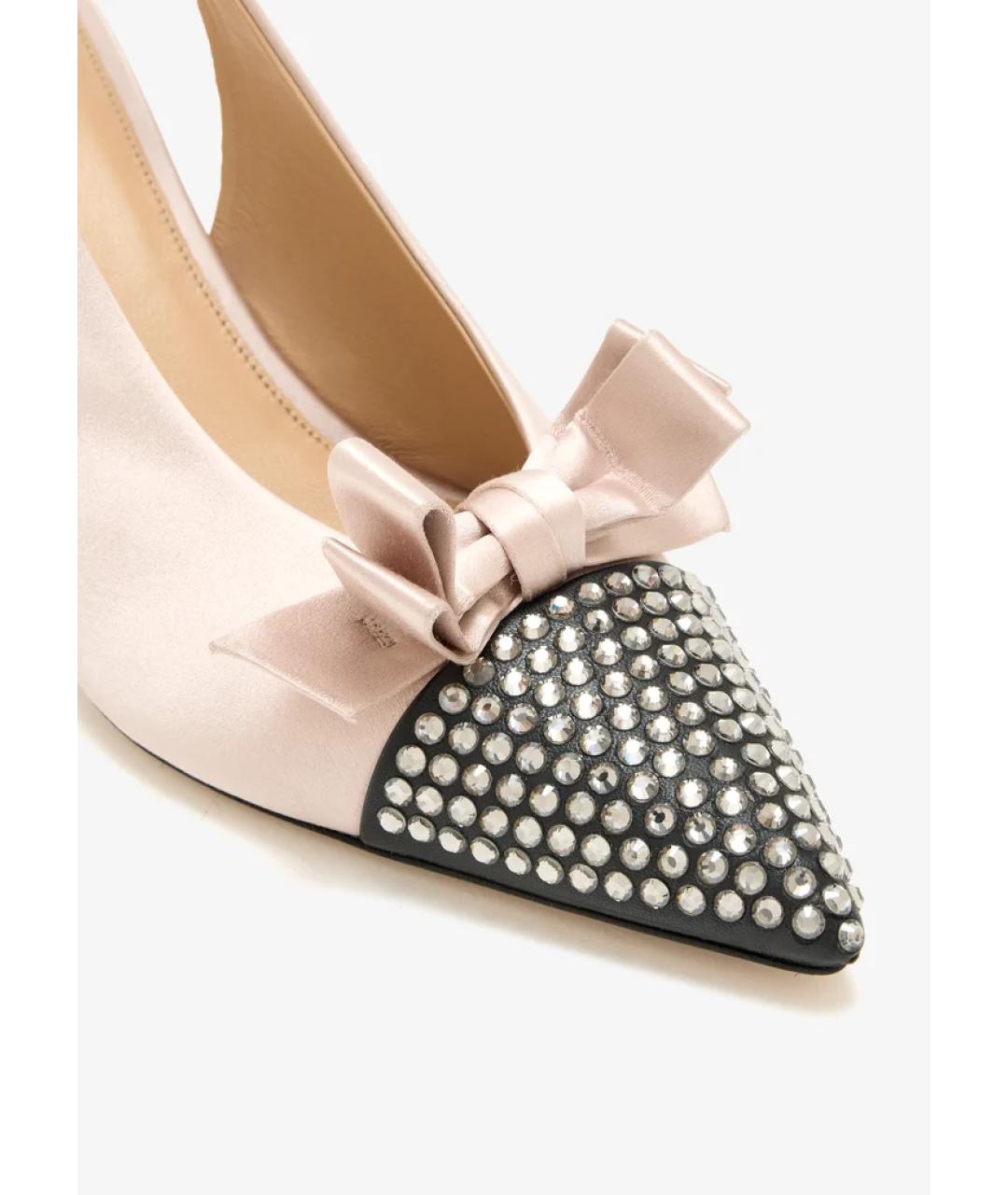 CHLOE Розовые текстильные туфли, фото 2