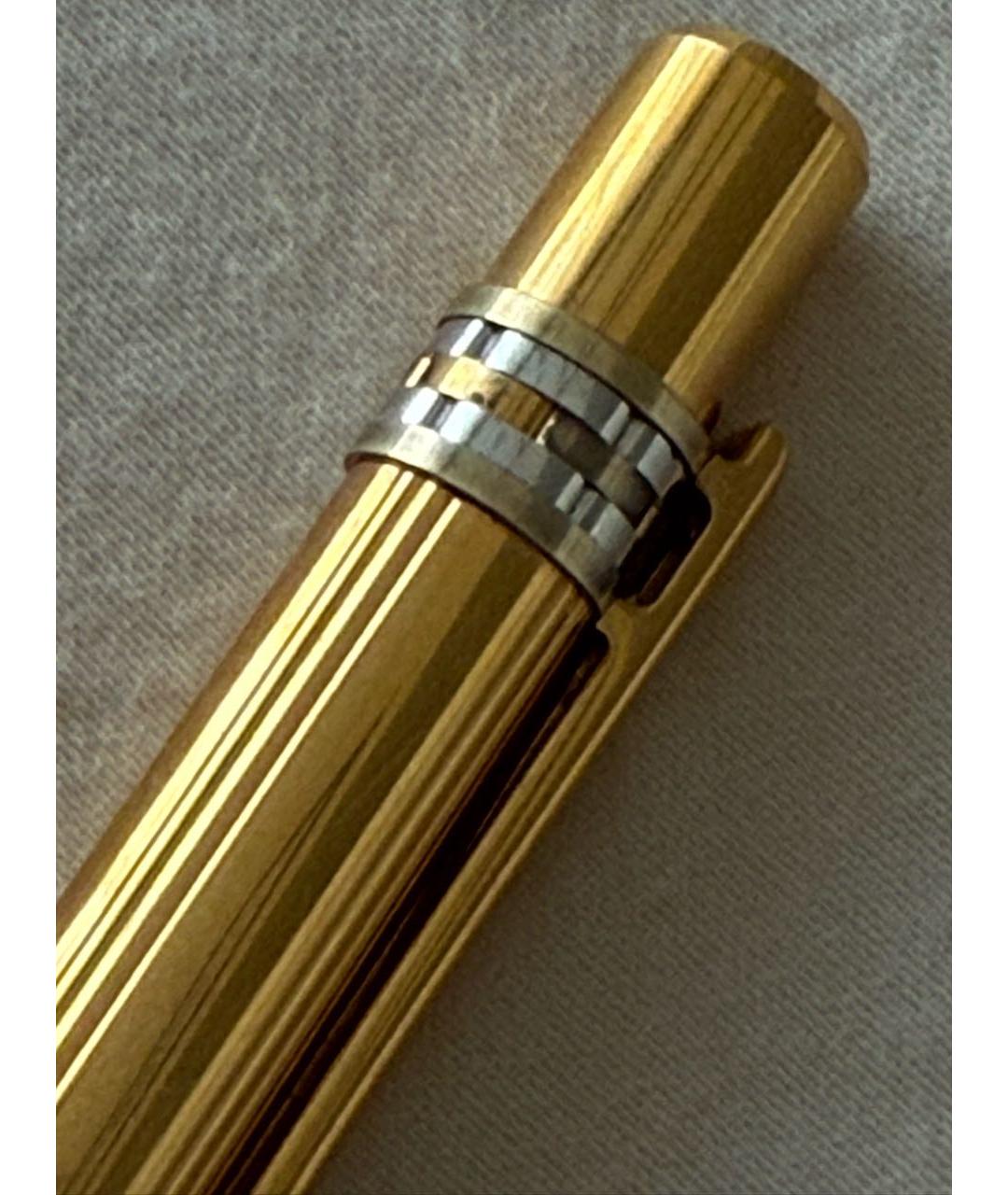 CARTIER Золотая позолоченная шариковая ручка, фото 3