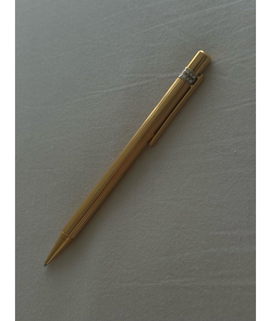 CARTIER Золотая позолоченная шариковая ручка, фото 6